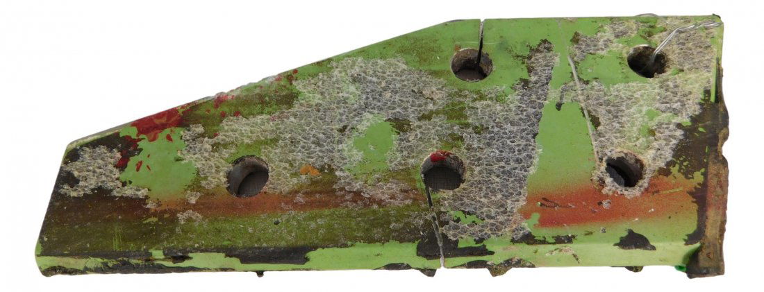 Flown  Space Shuttle Solid Rocket Booster Support Plate (1 of 4)