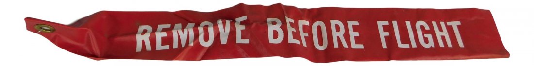 Nasa Apollo Remove Before Flight Tag (1 of 2)