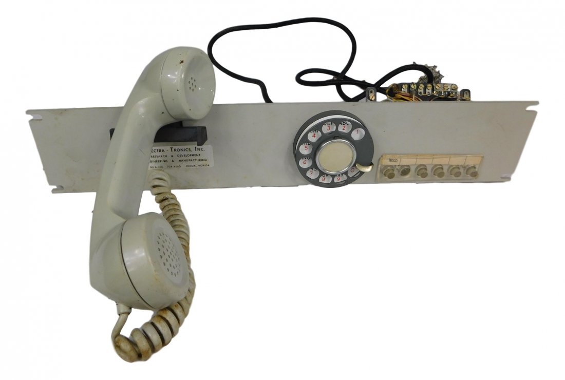 Nasa Apollo Mission  Conmand   19" Telephone Panel (1 of 6)