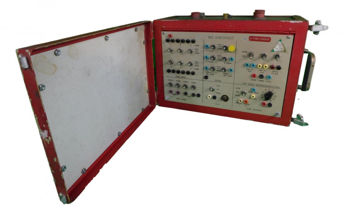 Rare Apollo Mission 301 Checkout Box John F Kennedy (1 of 9)