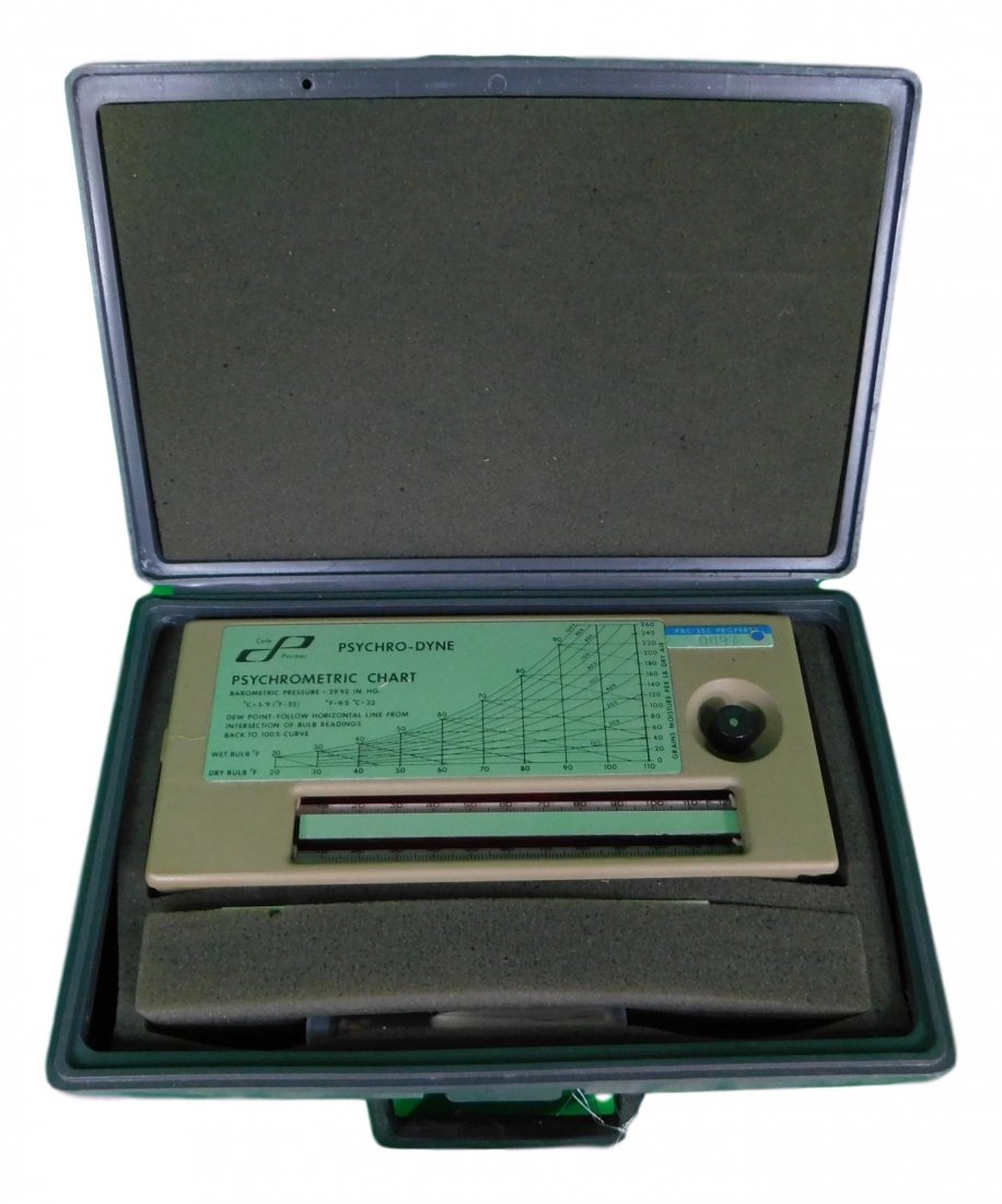 NASA SPACE SHUTTLE PSYCHROMATIC CHART: NASA Space Shuttle Mission Psychromatic Chart Made by Cole Parmer Part No 22010 Piece is 4 1/2“ by 12" by 8“ All items from the Estate of Charles Bell space auction in May of 2000All item for thi