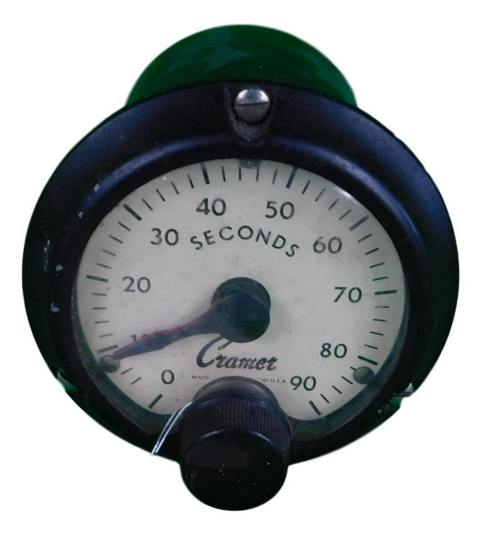 NASA-Apollo Mission Timer, Seconds: Flown Posable NASA-Apollo Mission item Timer, Seconds Made by Cramer Part No. 6083 piece is 5" by 3 1/2" by 3 1/2" All items from the state of Charles Bell space auction in May of 2000All item for thi