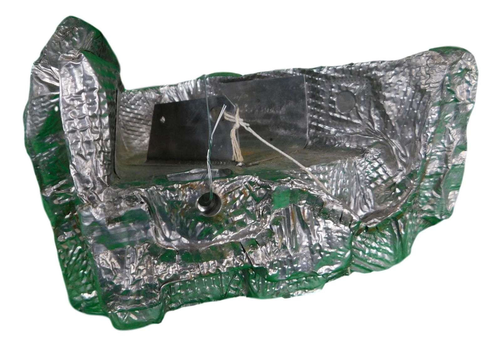 FLOWN NASA SPACE SHUTTLE ORBITER INSULATION BLOCK: FLOWN NASA Space Shuttle Mission Orbiter Insulation Block Made by Hi Temp Insulation Inc. Part No V070-190041-001 Piece is 10“ by 10“ by 8“ All items from the Estate of Charles Bell