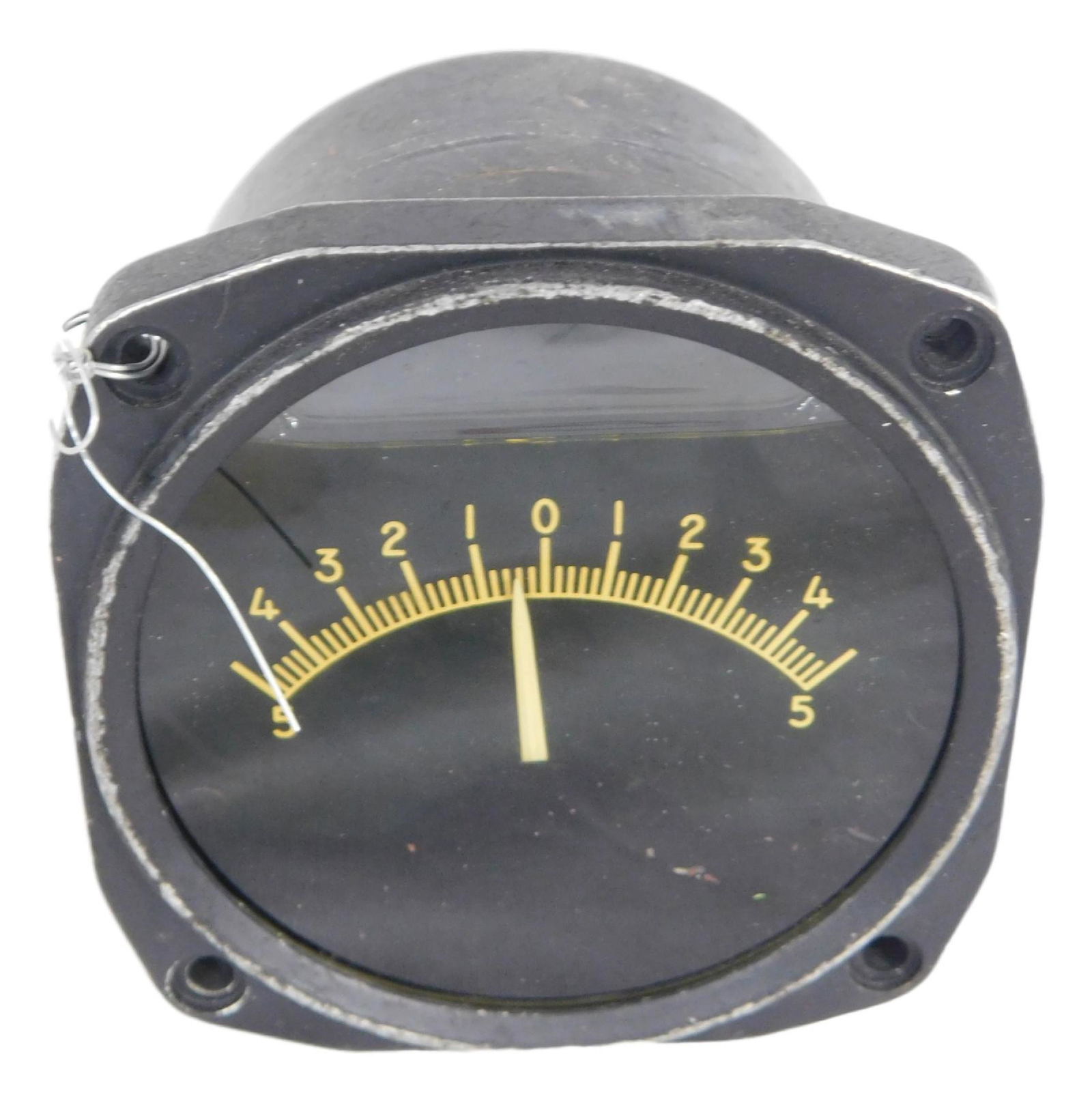 NASA APOLLO AIRCRAFT METER +/- 5: NASA Apollo Mission Aircraft Meter +/- 5 Made by N/A Part No N/A Piece is 3 1/4“ by 2 1/2“ by 3 1/4“ All items from the Estate of Charles Bell space auction in May of 2000All item fo