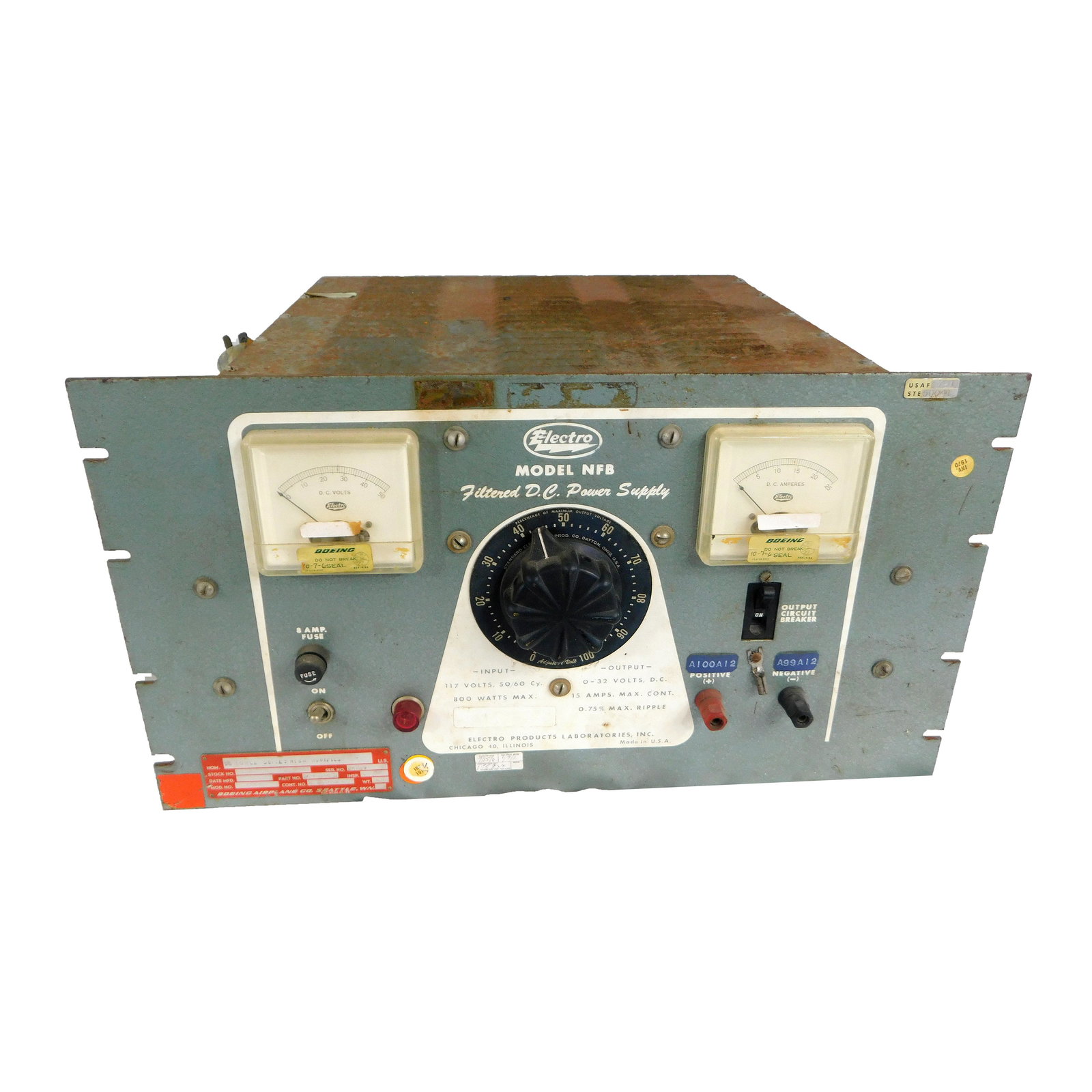 NASA APOLLO FILTERED DC POWER SUPPLY (1 of 9)