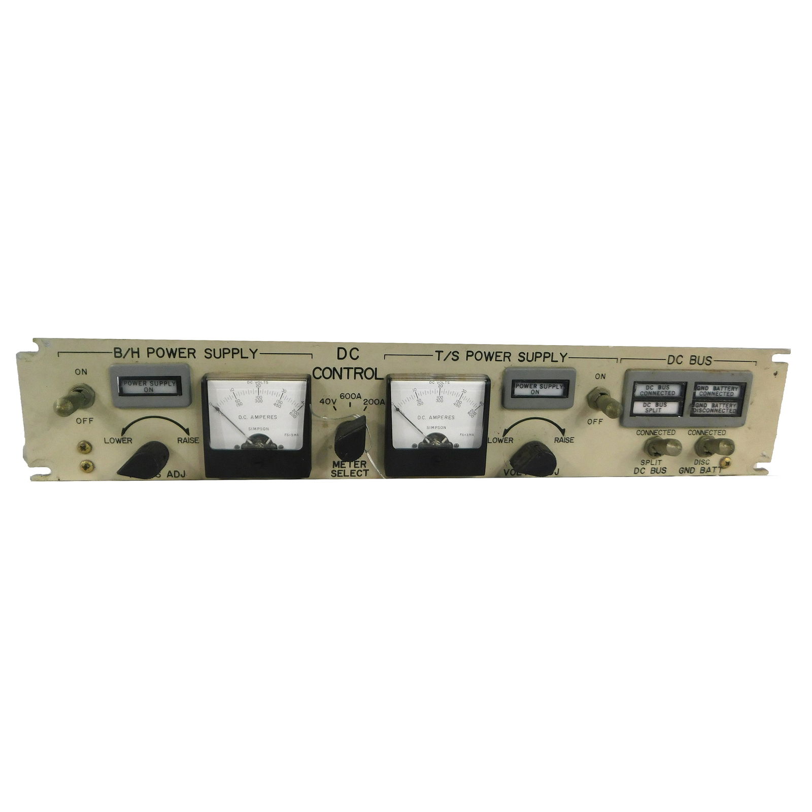 NASA APOLLO DC CONTROL PANEL (1 of 7)