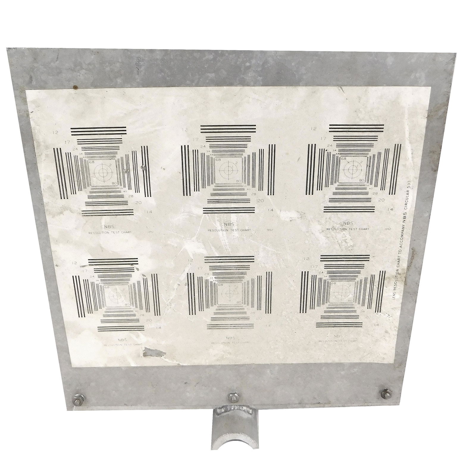 NASA APOLLO RESOLUTION TEST PATTERN-CIRCULAR (1 of 6)