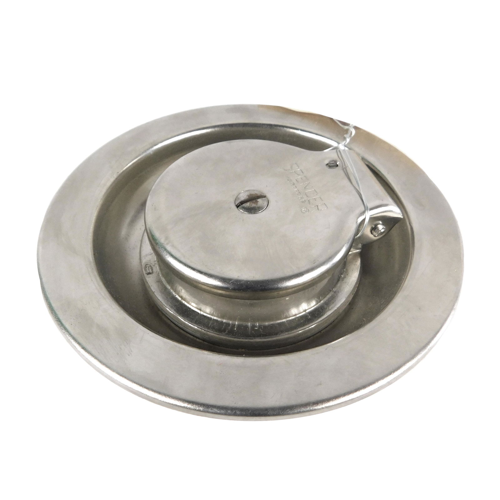 NASA STAINLESS STEEL DECKFILL MAUF-SPENCER: NASA Stainless Steel Deck Fill by N/A Part No N/A Piece is N/A“ by N/A“ by N/A“ All items from the Estate of Charles Bell space auction in May of 2000 All item for this Auction Located in Orland