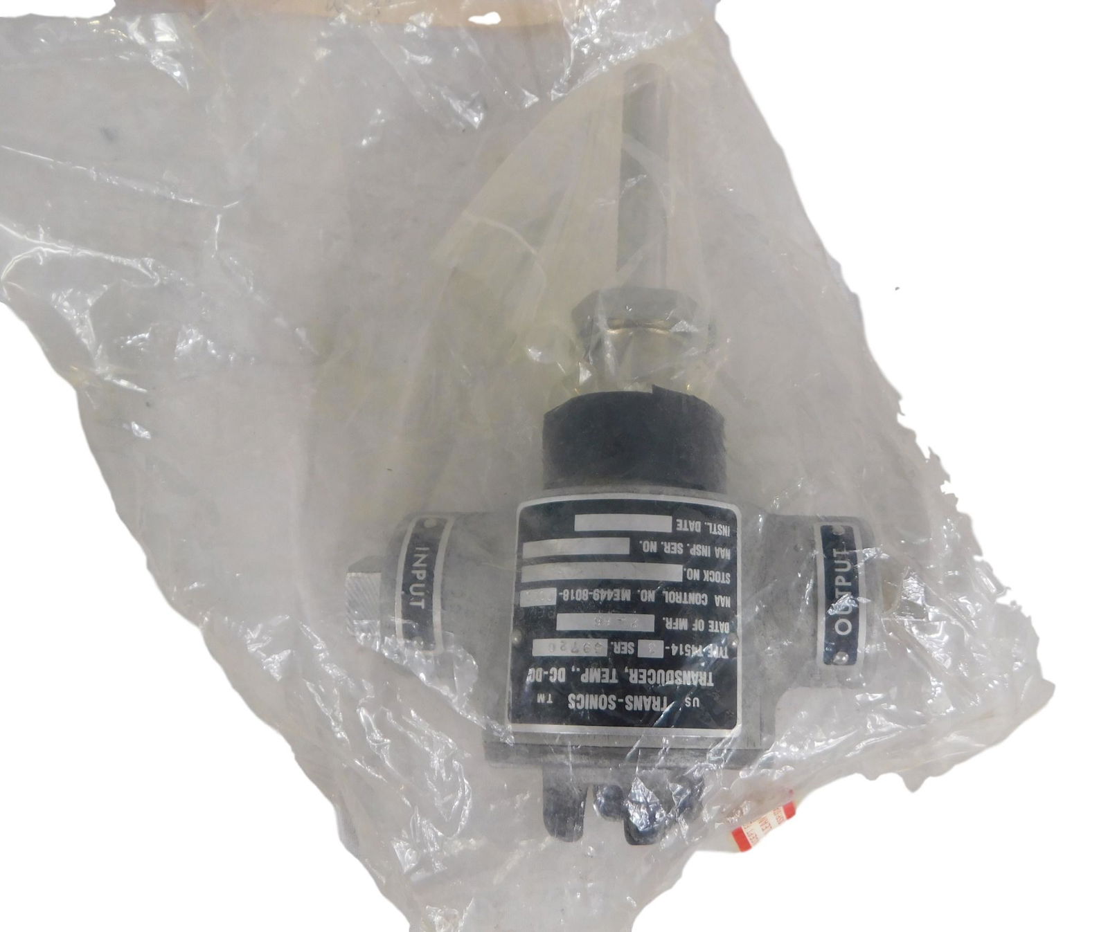 NASA APOLLO PRESSURE TRANSDUCER (APOLLO CMMD MODULE) (1 of 4)