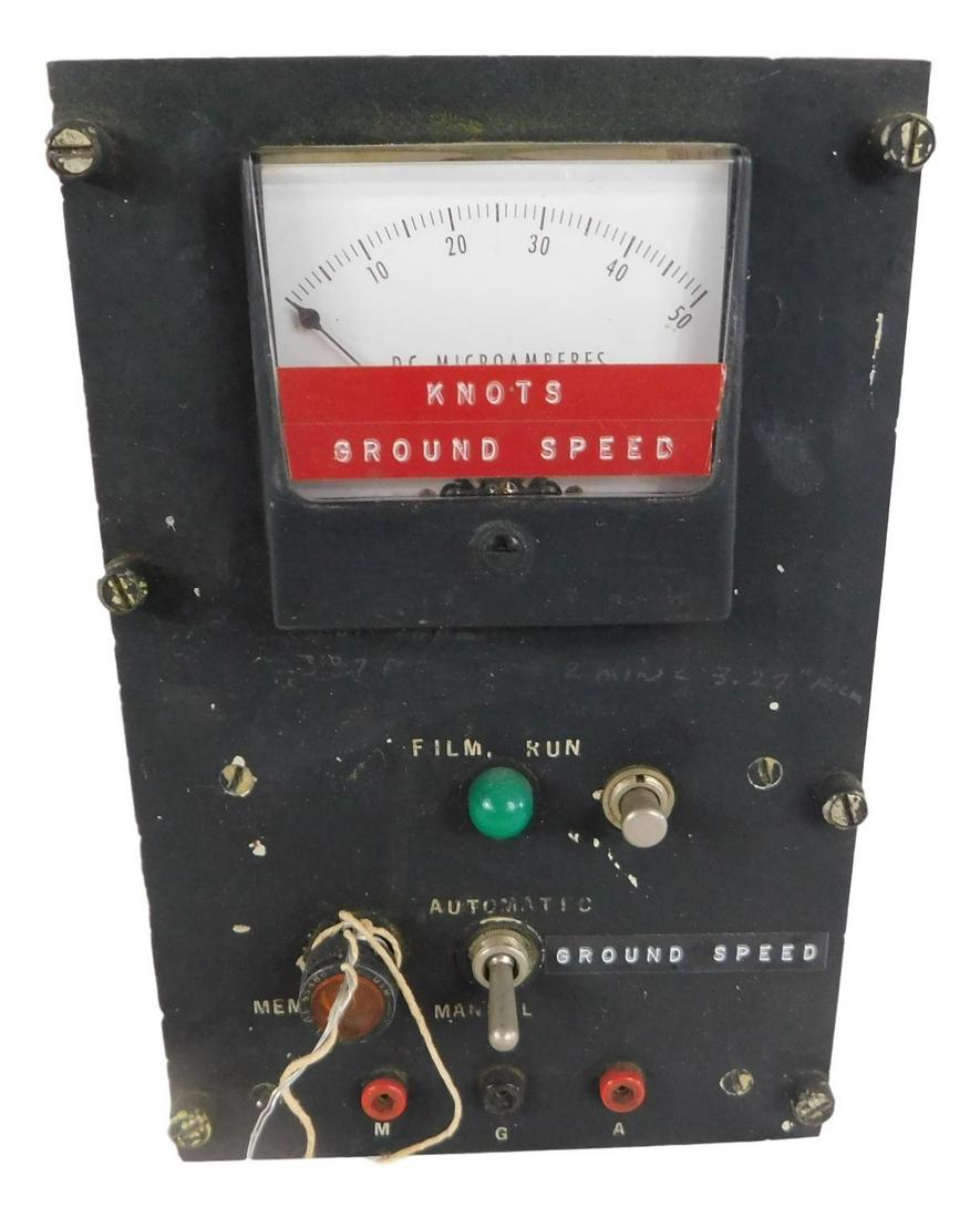 NASA APOLLO GROUNDSPEED PANEL (1 of 4)