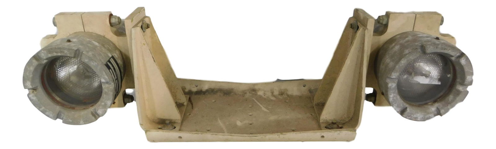 NASA APOLLO MISSION LAMP HOUSING: NASA Apollo Mission Lamp Housing by General Dynamics Part No NAS 10-6726 Piece is 10" by 34" by 12" All items from the Estate of Charles Bell space auction in May of 2000 All item for this Auction Loc