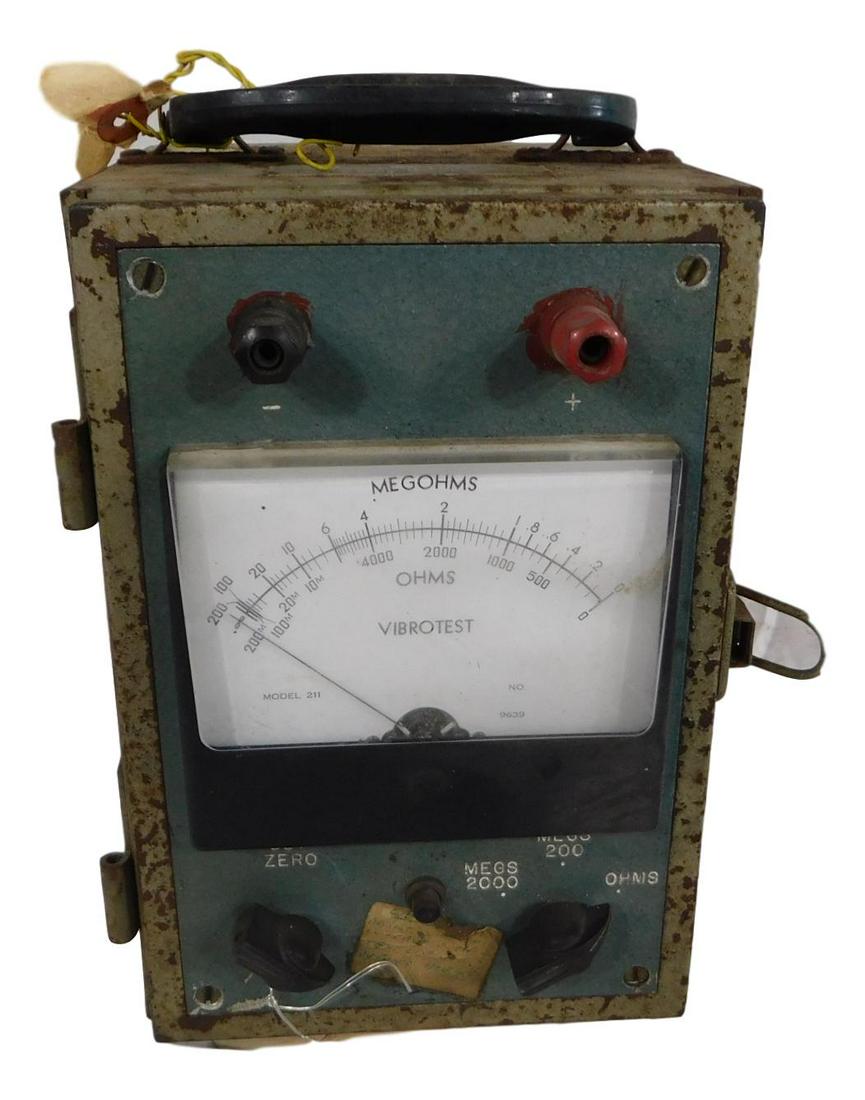 NASA APOLLO MISSION VIBROTEST METER (1 of 5)