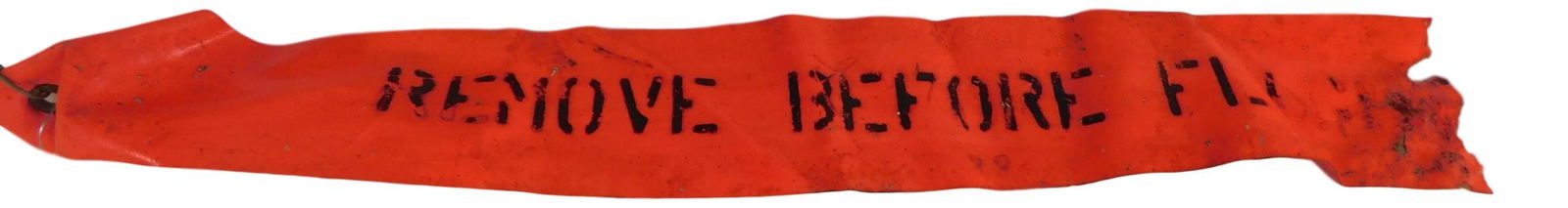 NASA APOLLO MISSION "REMOVE BEFORE FLIGHT" TAGS (1 of 2)