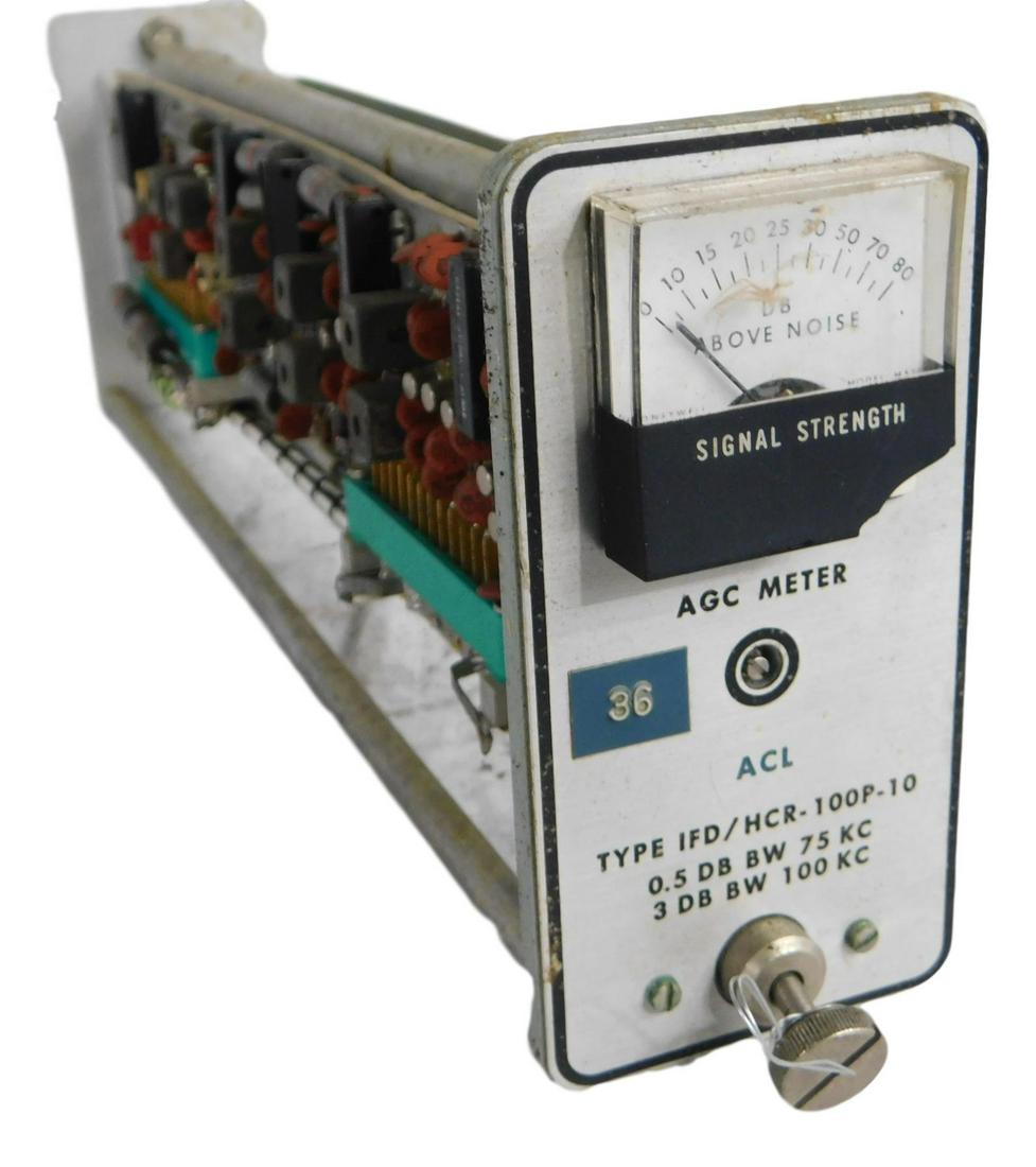 NASA APOLLO MISSION AUTOMATIC GAIN CONTROL METER (1 of 5)