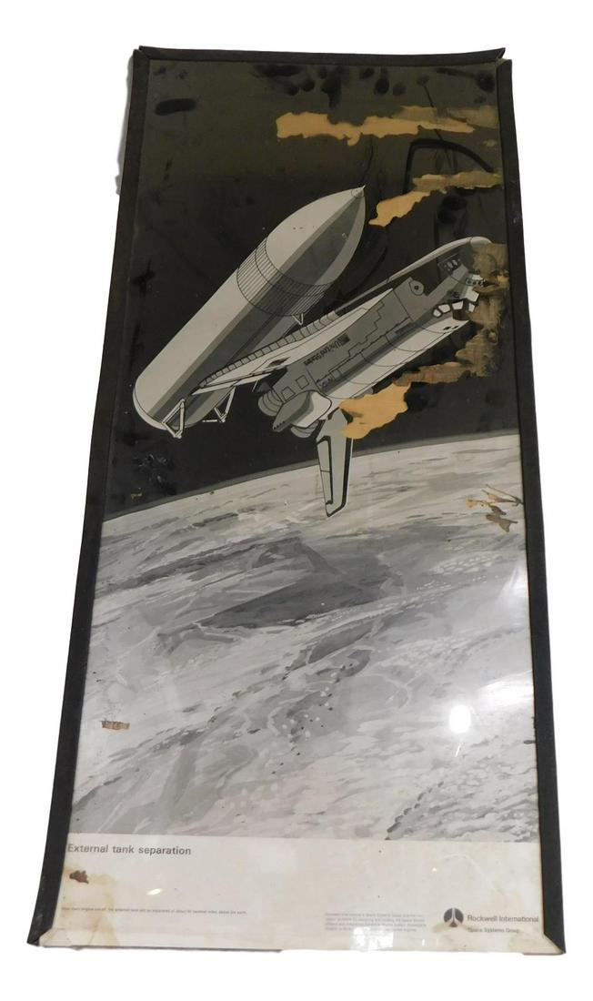 NASA  SHUTTLE EXTERNAL TANK SEPARATION SIGN (1 of 7)
