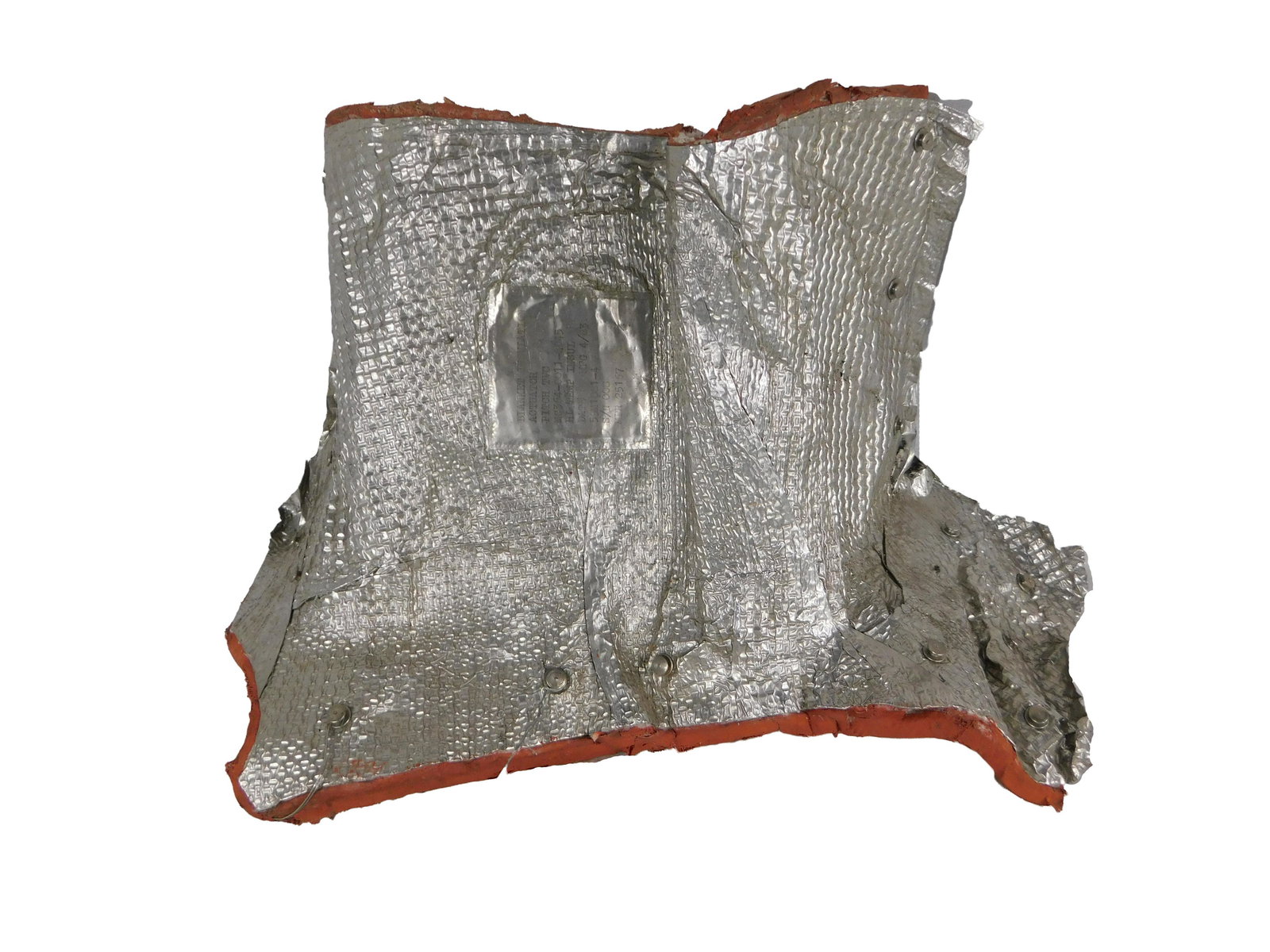 NASA APOLLO FLOWN BLANKET INSULATION, ACUTATOR, PITCH, (1 of 4)