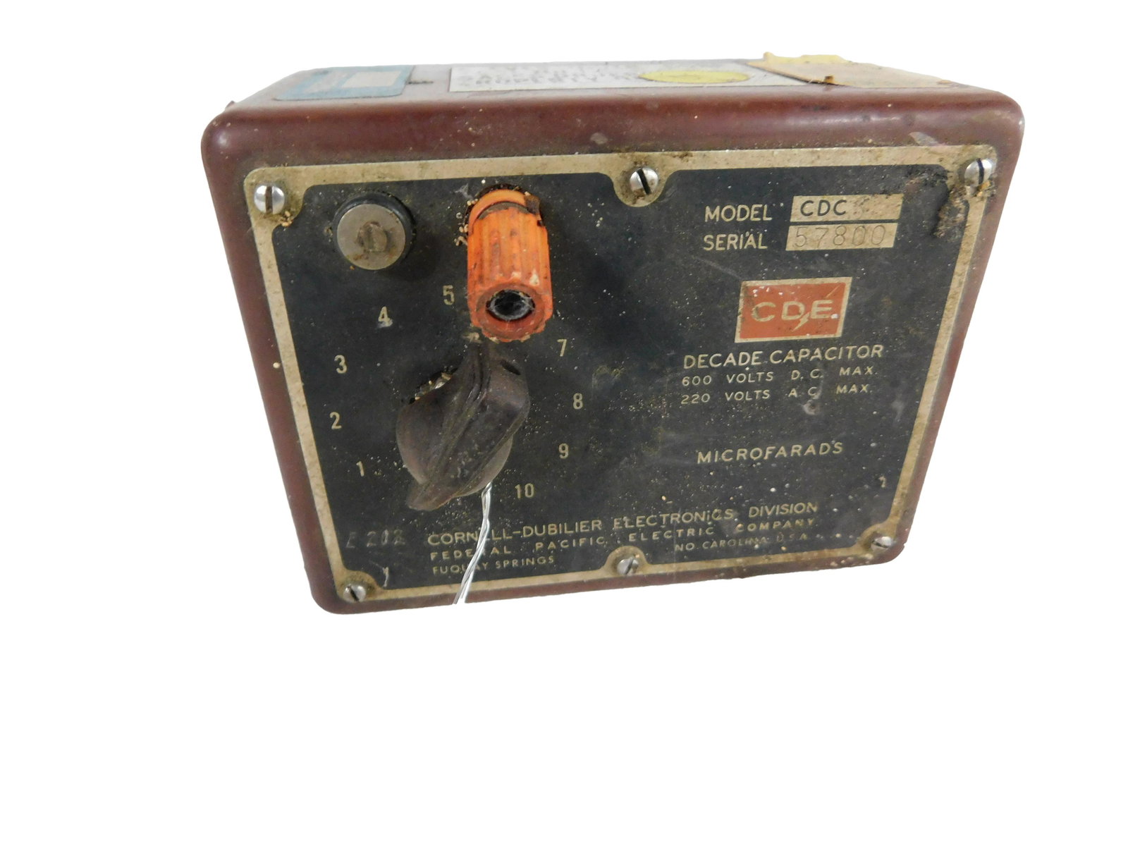 NASA APOLLO DECADE CAPACITOR (1 of 4)