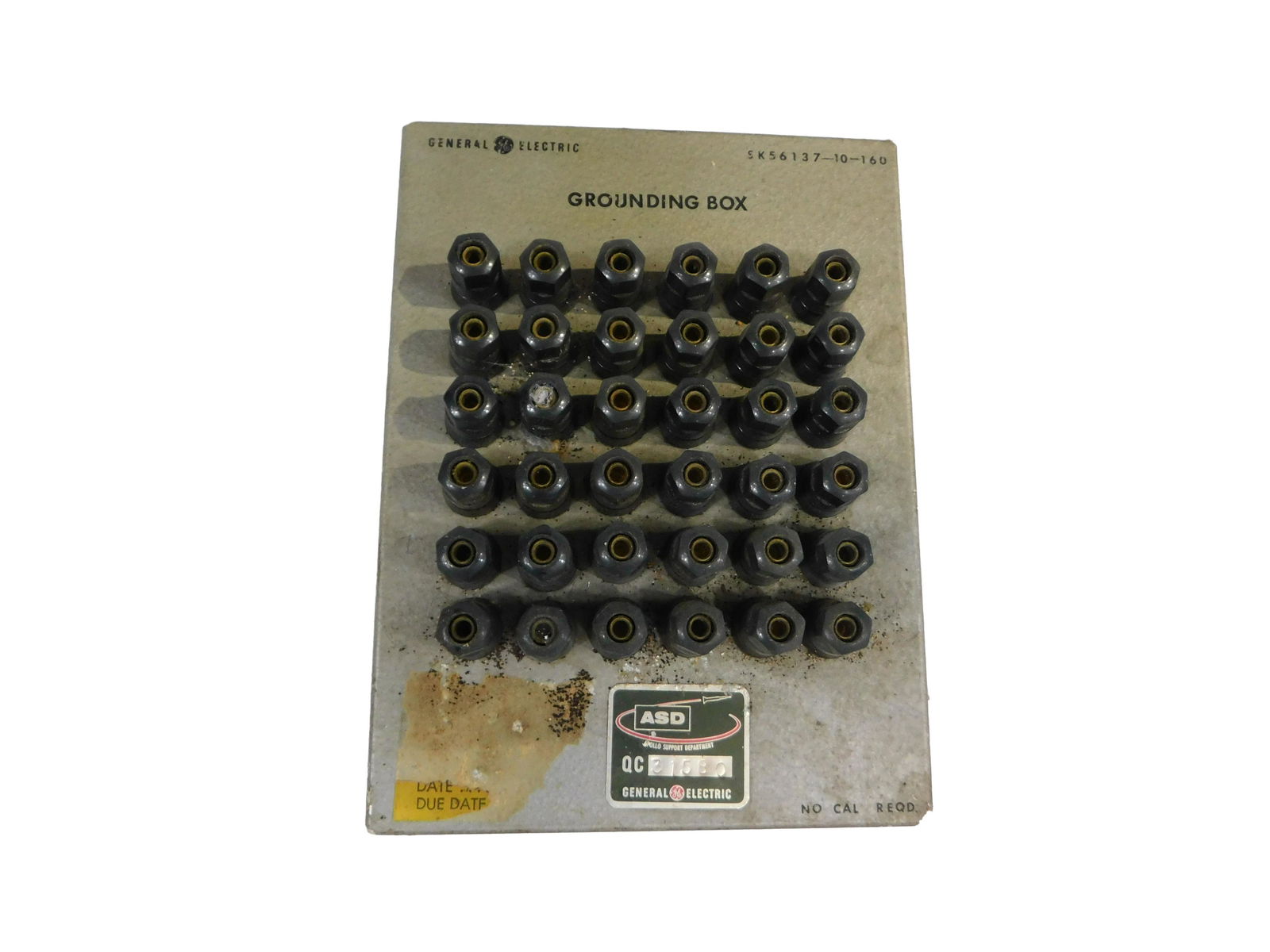 NASA Apollo Mission Grounding Box Manufacturer: GE Part (1 of 4)