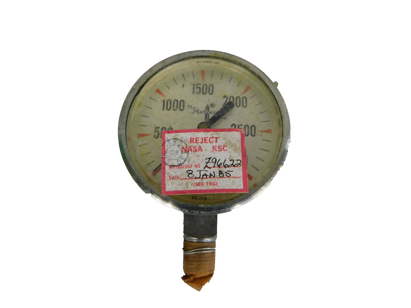 NASA Space Shuttle Pressure Gauge Manufacturfer: TGhe (1 of 4)