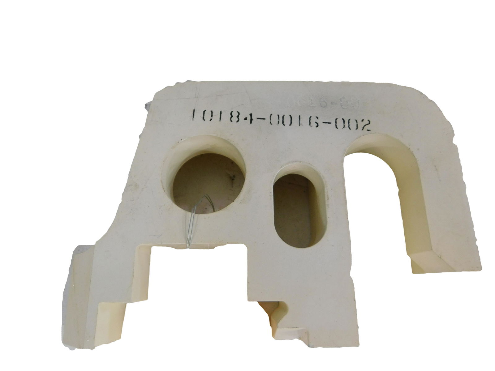 NASA Space Shuttle Mounting Lug Piece is 1 1/2" x 7: NASA Space Shuttle Mounting Lug Piece is 1 1/2" x 7 1/2" x 5 1/4" All items from the Estate of Charles Bell space auction in May of 2000 All item for this Auction Located in Orlando Florida Warehouse