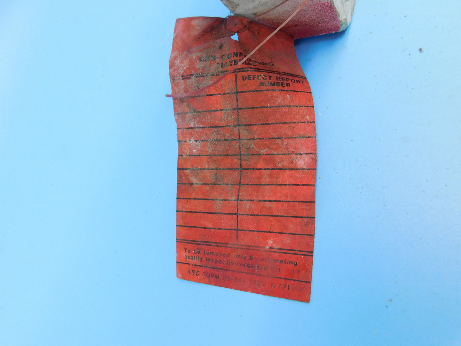 FLOWN NASA SPACE SHUTTLE ENTERPRISE MOUNTING LUG (1 of 4)