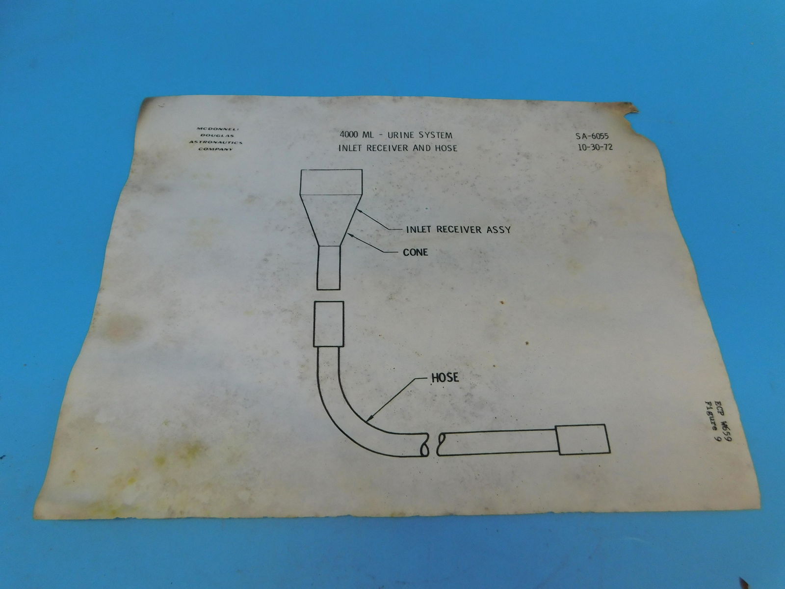 NASA UNIDENTIFIED SPACE ITEM NO RESERVE: NASA Unidentified items up for auction. All items from NASA; some APOLLO, some Space Shuttle possible flown items. You will have to be the judge on these. All items from the Estate of Charles Bell spa