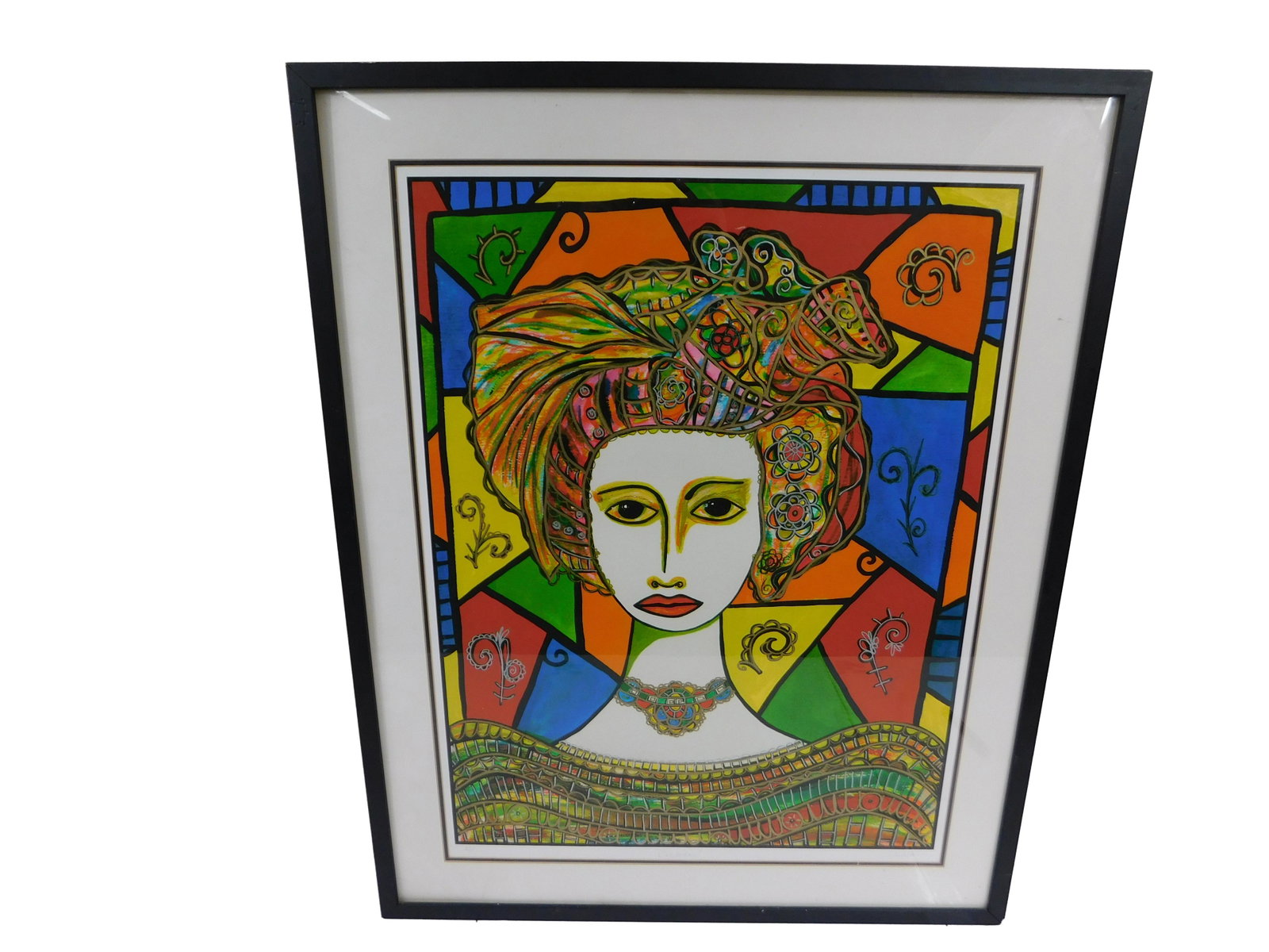 Emilio Sauma - Cuba. Artist's Print titled: Biography Emilio Sauma Jr. was born in Havana, Cuba. Sauma’s use of the bold line technique allows for the expression of his Cuban-American experience. Artwork by Sauma is diverse, brilliant, and fu