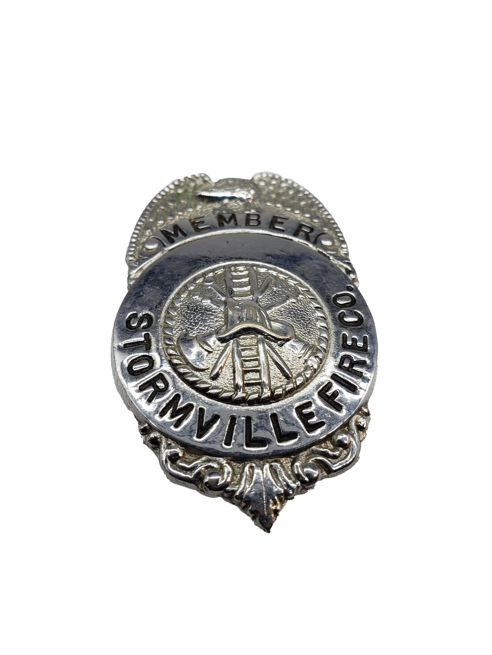 Vintage Fire Dept Badge Stormville Fire Dept: Vintage Fire Dept Badge Stormville Fire Dept 2 X1 1/4"