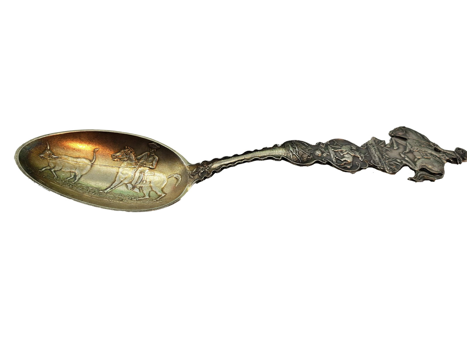 Cheyenne Wyoming Sterling Silver Souvenir Spoon: Cheyenne Wyoming Sterling Silver Souvenir Spoon. 5 1/4" x 1 1/3"