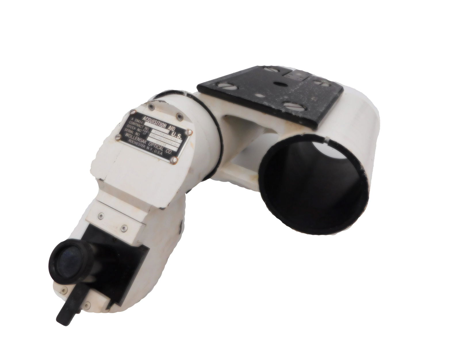 NASA APOLLO ACQUISITION AID CAMERA: NASA Apollo Mission Acquistion Aid Camera Manufacturer Wollensak Optical Piece is 17" x 9" x 6 1/2" All items are from the Estate of Charles Bell space auction in May of 2000 All item for this Auction