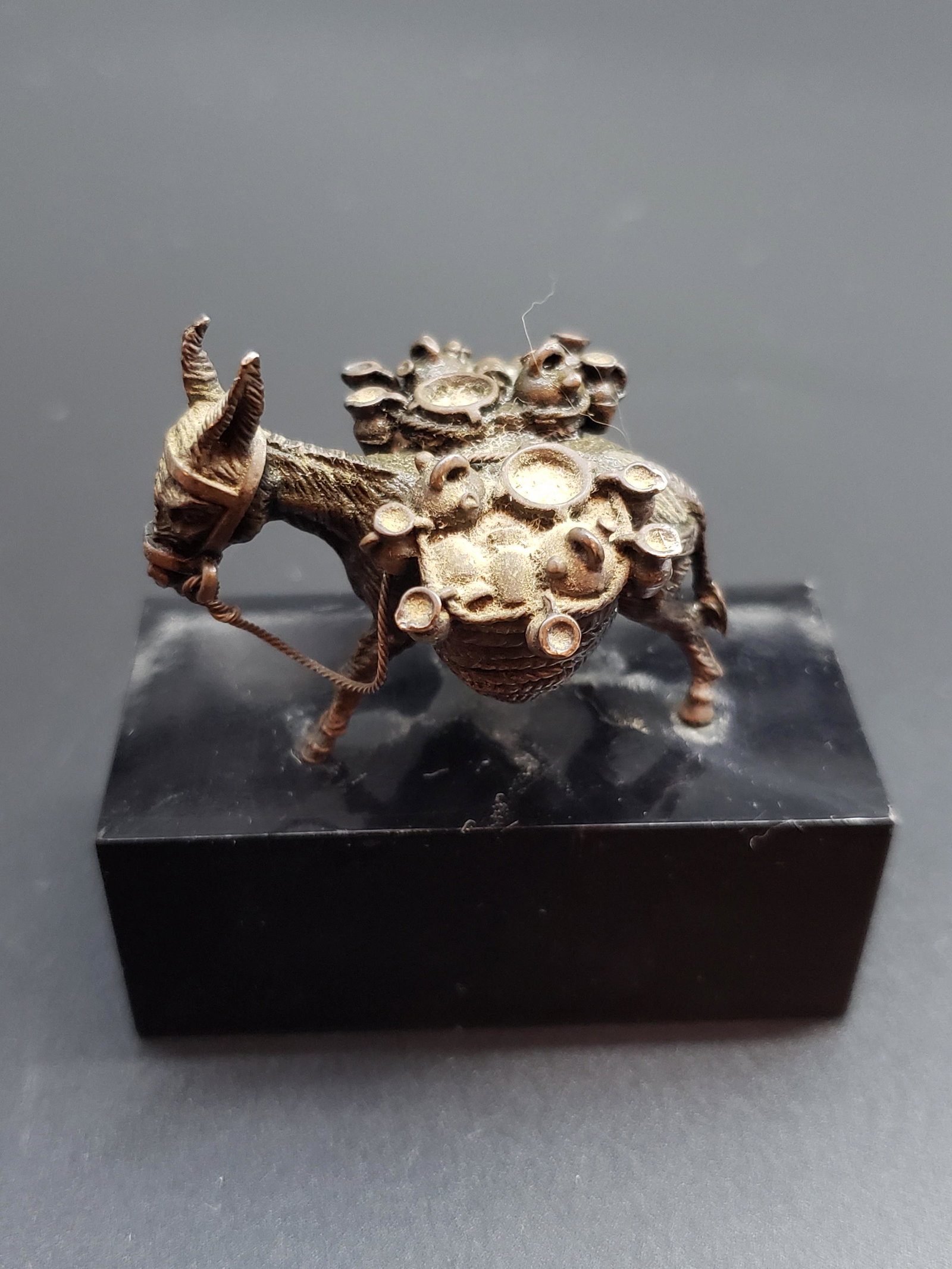 STERLING SILVER DONKEY FIGURE: Sterling Silver Donkey Figure Piece is 2 1/4" x 2 3/4" All items for this Auction Located in in Hollywood Florida Warehouse For Shipping Call today for quote they have item numbers and Pak Mail is ava