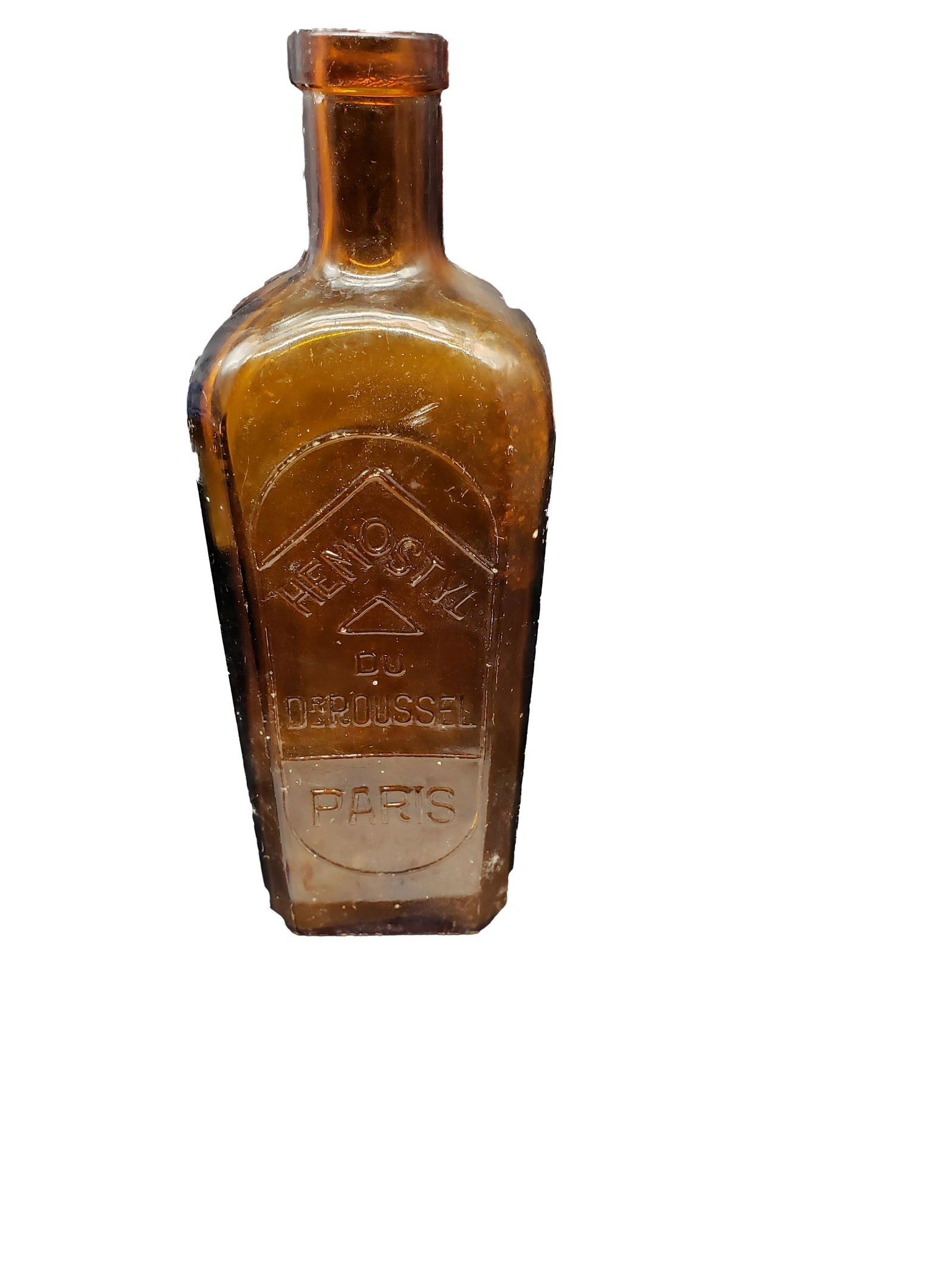 ANTIQUE OCEAN GLASS HEMOSTYL DU DR ROUSSEL PARIS (1 of 4)