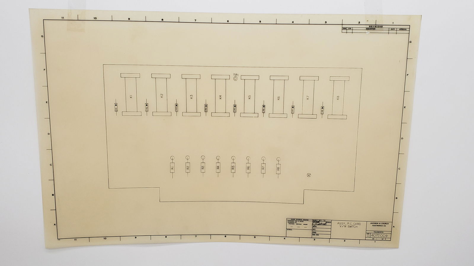 NASA APOLLO BLUEPRINT SCHEMATIC (1 of 5)