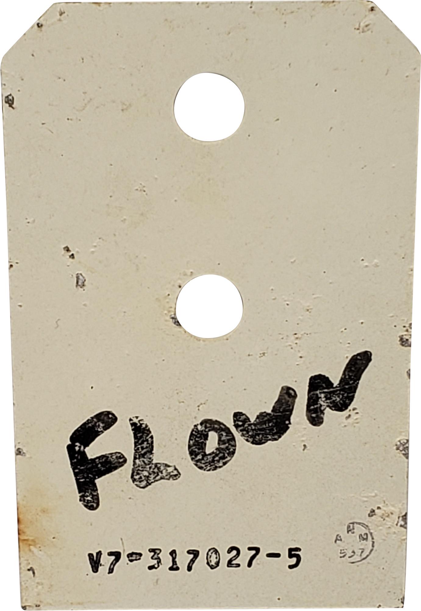 NASA FLOWN SHUTTLE ALUMINUM PLATE (1 of 5)