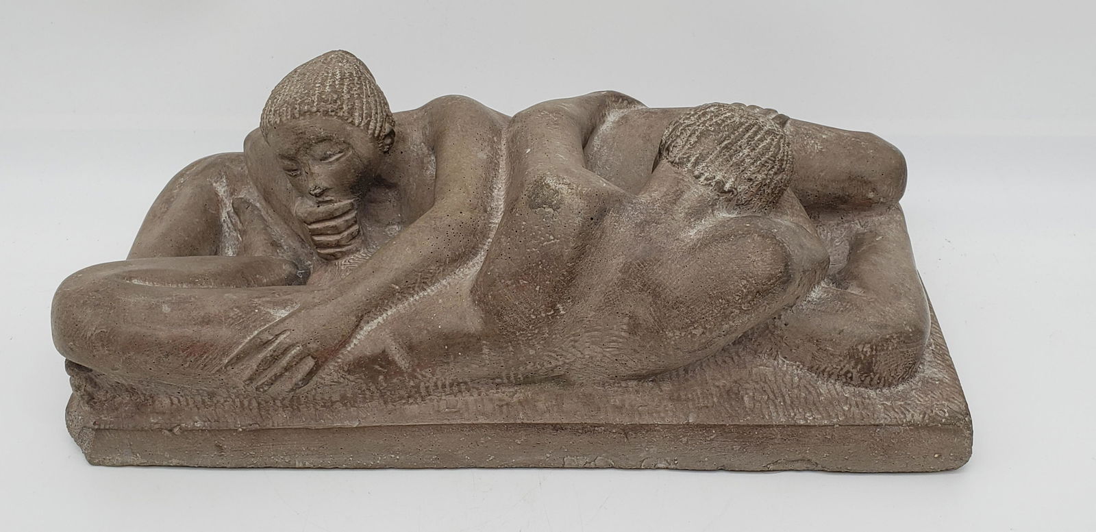 CHUCK DODSON MID CENTURY MODERN EROTIC SCULPTURE: Chuck Dodson 1908-1993 Mid Century Moden Erotic Sculpture Piece is 12" x 6" x 4 1/2" All items from this Auction Located in in Hollywood Florida Warehouse For Shipping Call today for quote they have i