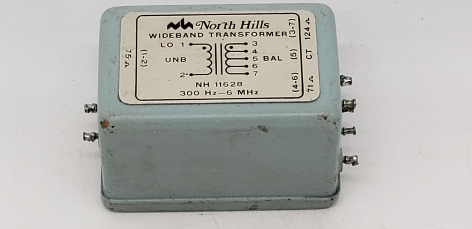 NASA APOLLO WIDEBAND TRANSFORMER: NASA Apollo Wideband Transformer Manufacturer Noth Hills Co Piece is 2 1/2" x 1 5/8" All items are from the Estate of Charles Bell space auction in May of 2000 All items from this Auction Located in i