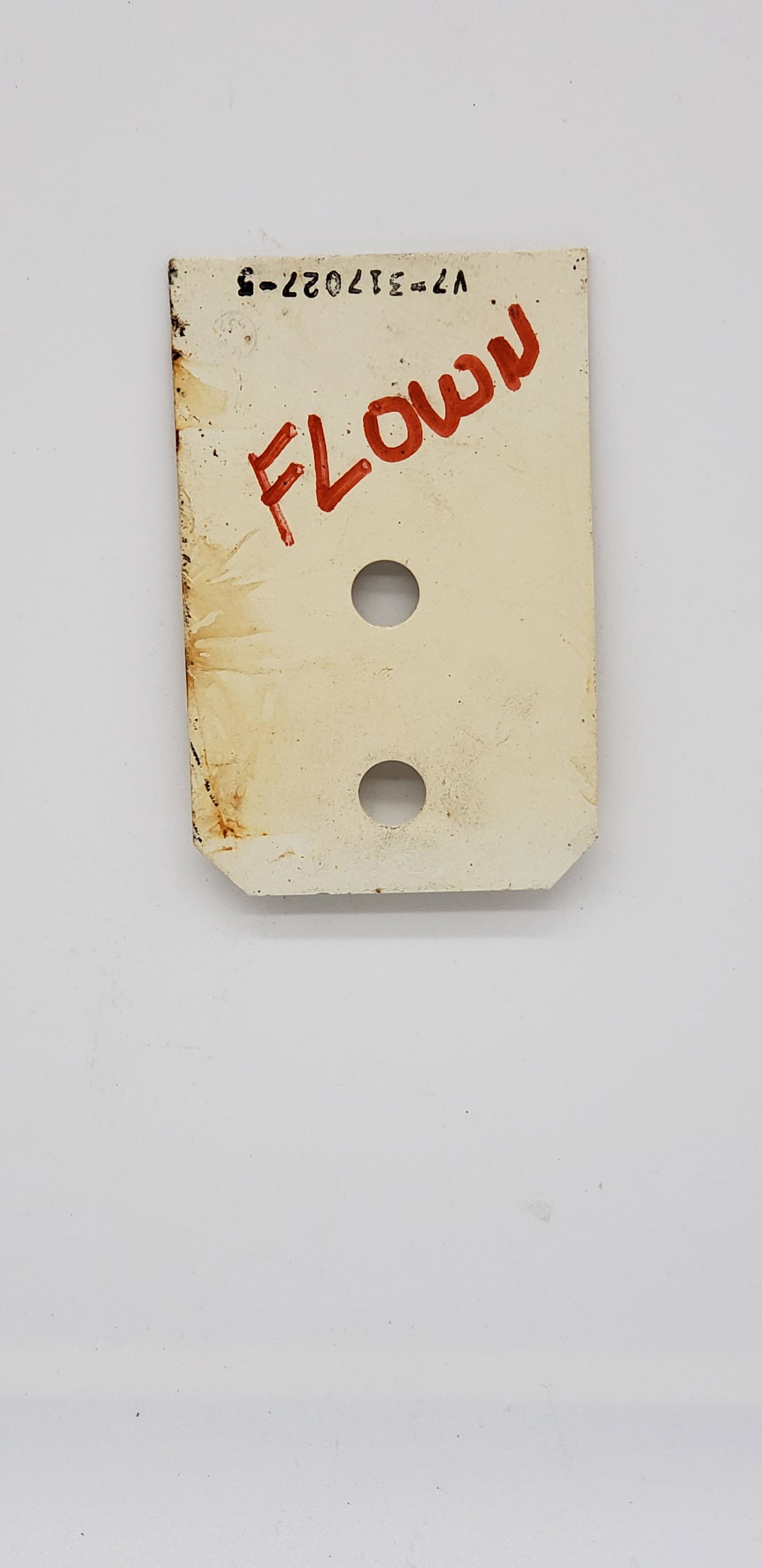 NASA FLOWN SHUTTLE ALUMINUM PLATE: NASA Flown Space Shuttle Aluminum Plate Piece is 3 1/8" x 2" All items are from the Estate of Charles Bell space auction in May of 2000 All items from this Auction Located in in Hollywood Florida Ware