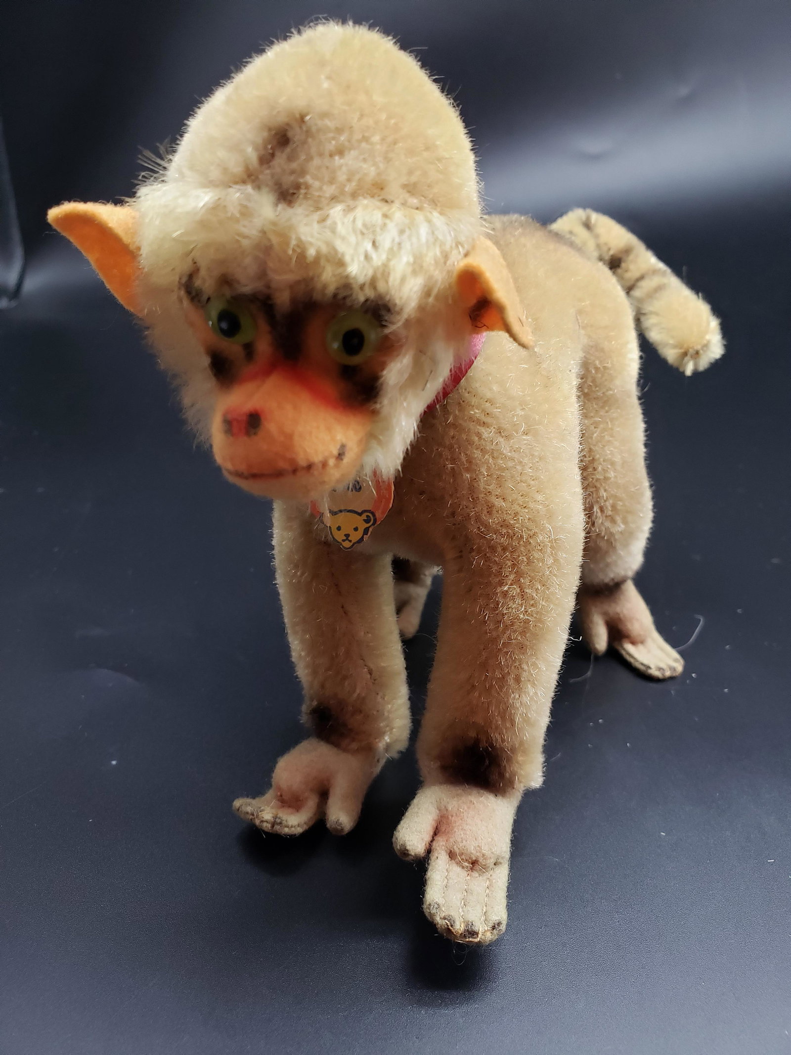 STEIFF MONKEY COCO WITH ORIGINAL TAG: Steiff Monkey Coco with Original Tag Piece is 5" x 7" All items from this Auction Located in in Hollywood Florida Warehouse For Shipping Call today for quote they have item numbers and Pak Mail is ava