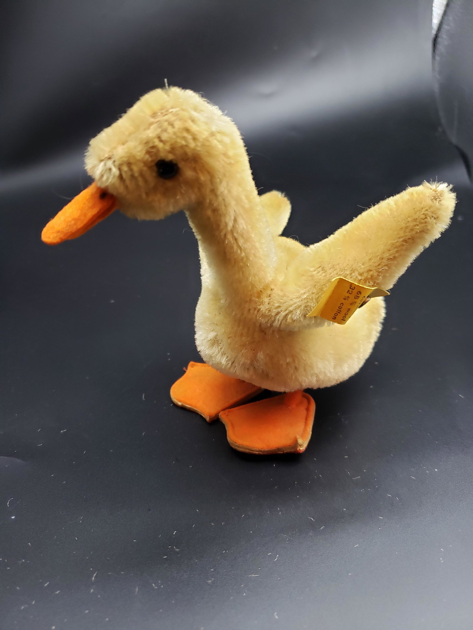 STEIFF DUCK WITH ORIGINAL TAG: Steiff Duck with Original Tag Piece is 6" x 6" All items from this Auction Located in in Hollywood Florida Warehouse For Shipping Call today for quote they have item numbers and Pak Mail is available 