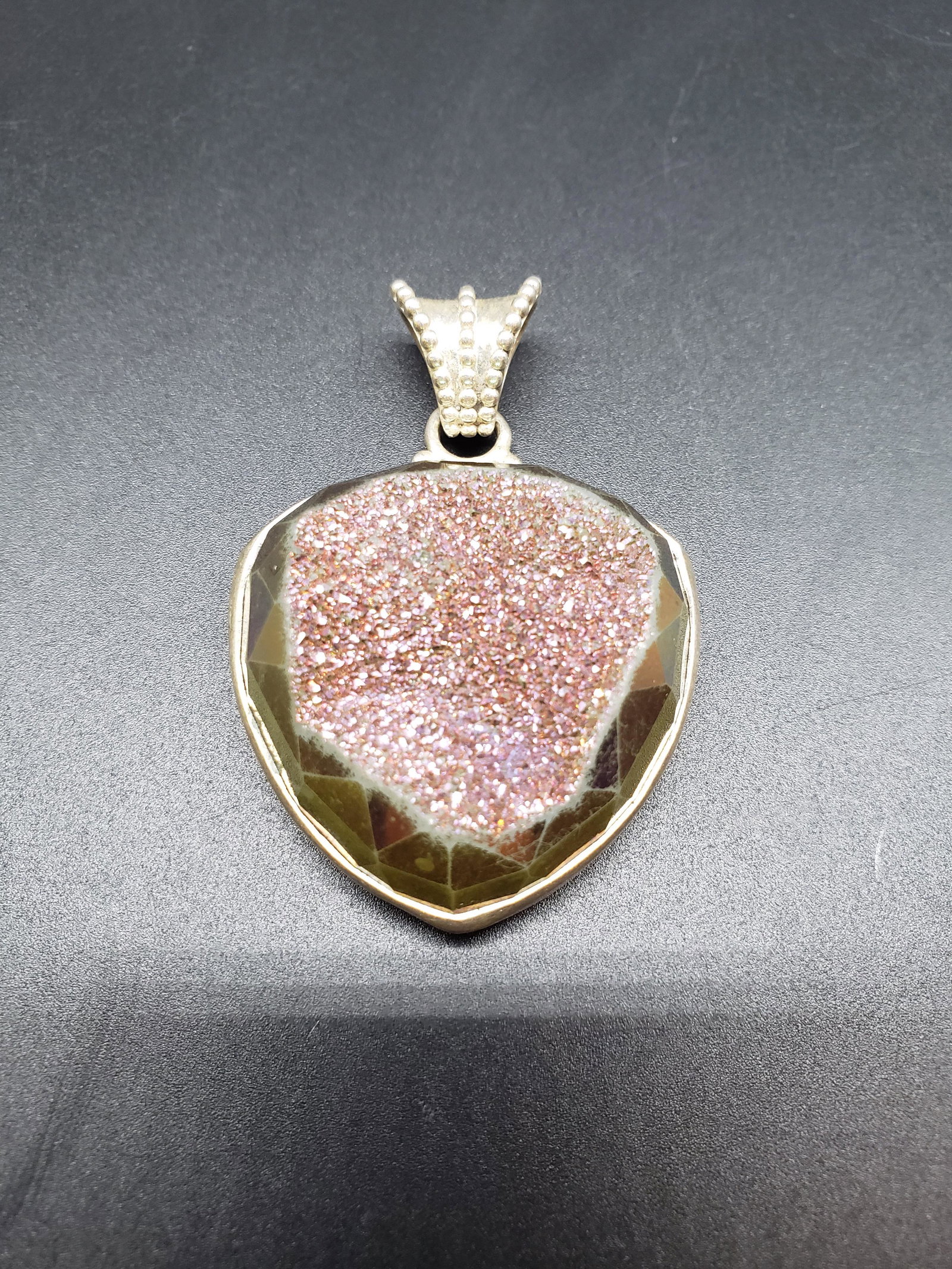 SILVER 925 PENDANT: Silver 925 Pendant Piece is 1 1/2" x 2" All items from this Auction Located in in Hollywood Florida Warehouse For Shipping Call today for quote they have item numbers and Pak Mail is available for all