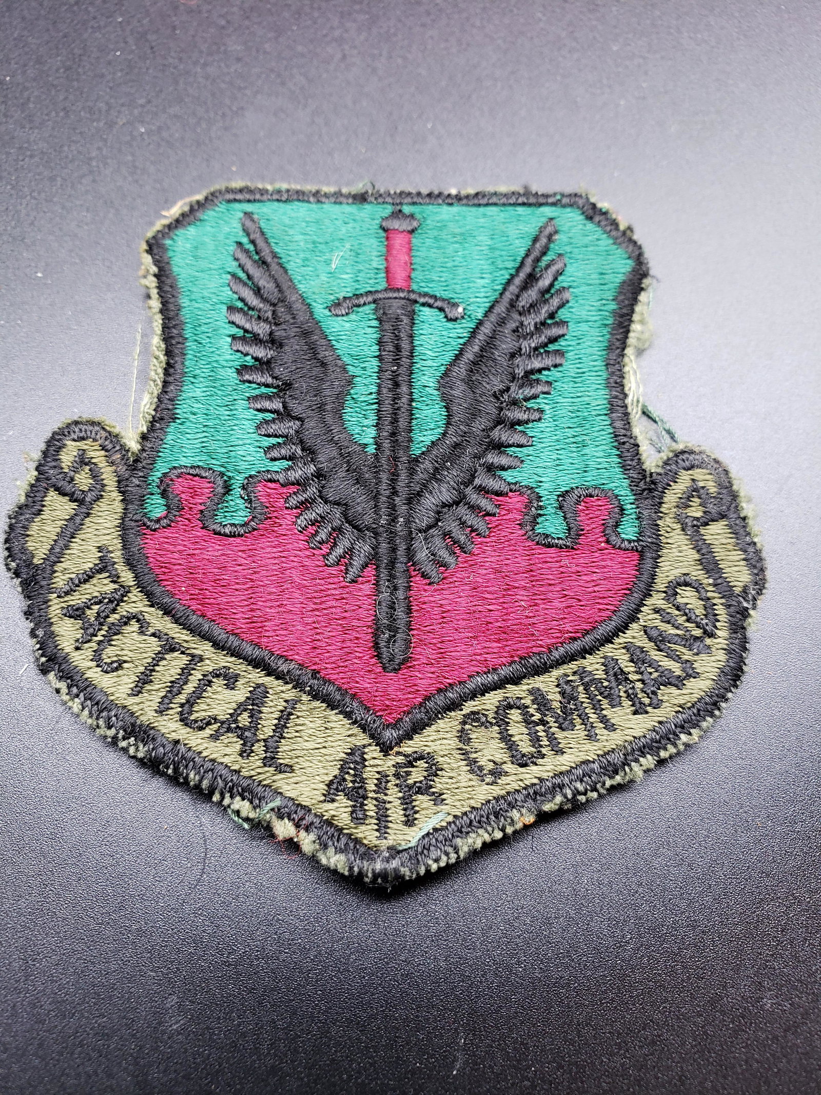VINTAGE MILITARY PATCH: Vintage Military Patch Piece is 4" All items from this Auction Located in in Hollywood Florida Warehouse For Shipping Call today for quote they have item numbers and Pak Mail is available for all your