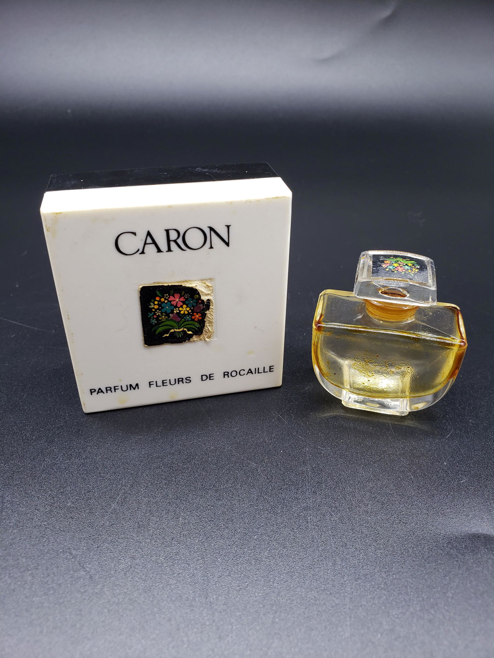 VINTAGE PERFUME CARON PARFUM FLEURS DE ROCAILLE (1 of 3)