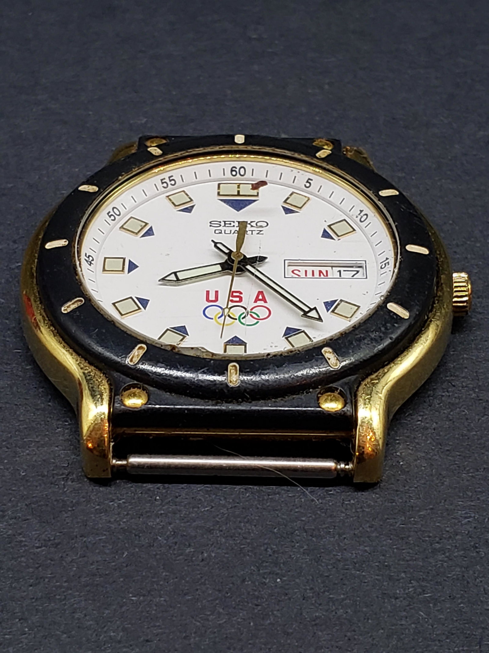 VINTAGE SEIKO WATCH: Vintage Seiko Watch Face is 1 3/4" x 1 2/3" All items Located in in Hollywood Florida Warehouse For Shipping Call today for quote they have item numbers and Pak Mail is available for all your custom p