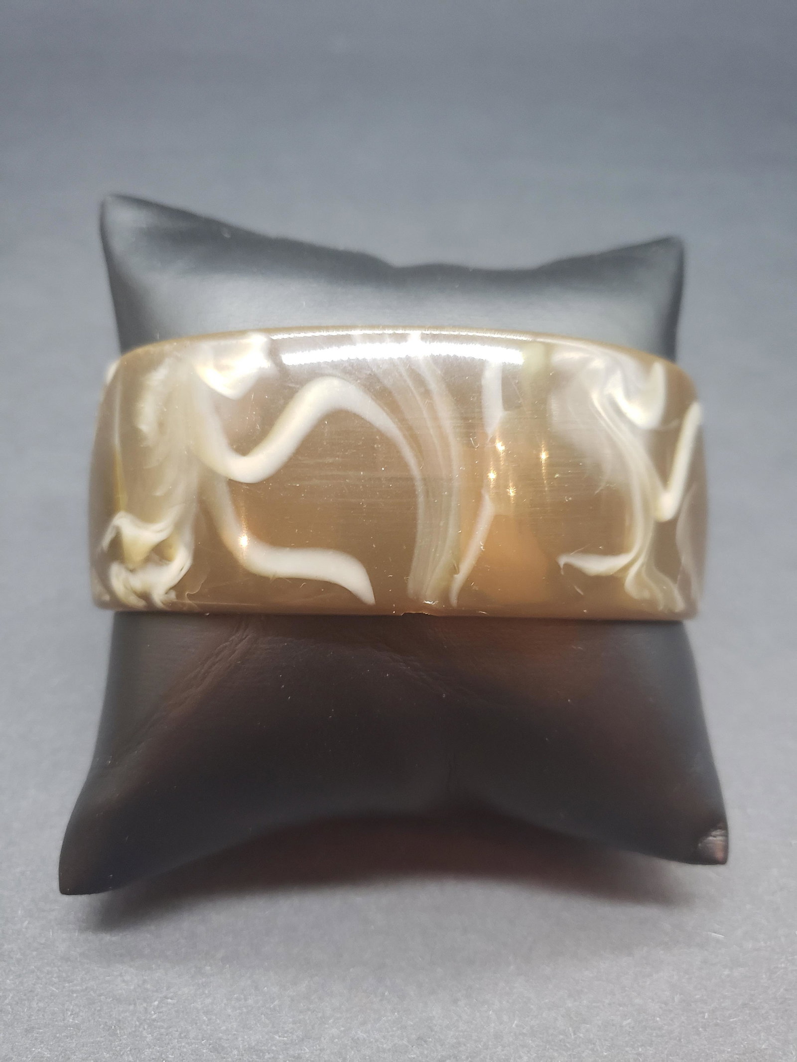BAKELITE BANGLE: Bakelite Bangle Opening is 3 1/4" x 1 1/4" Thick All items Located in in Hollywood Florida Warehouse For Shipping Call today for quote they have item numbers and Pak Mail is available for all your cus