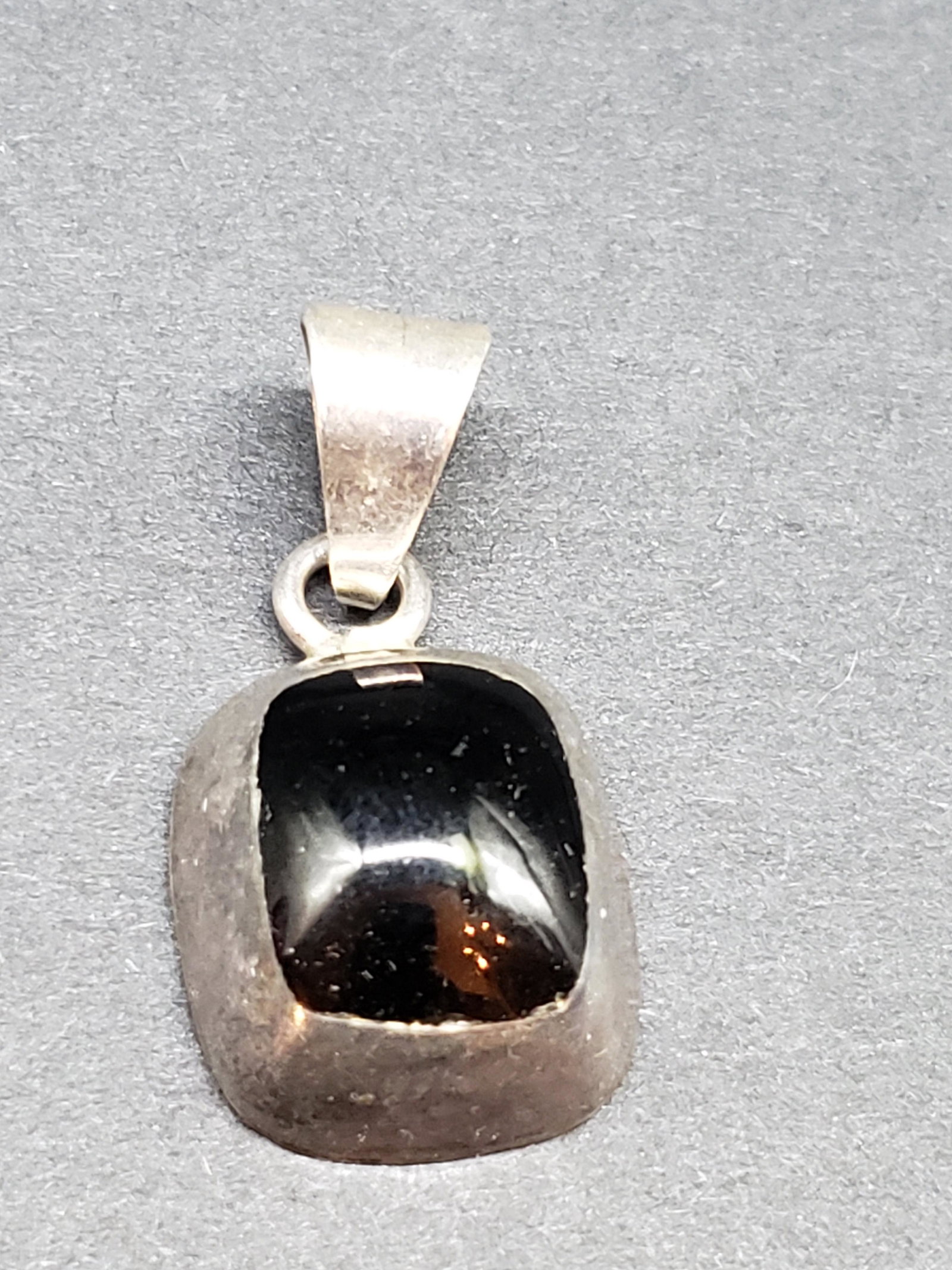 ONYX STERLING SILVER PENDANT: Onyx Sterling Silver Pendant Piece is 1 1/2" x 3/4" All items Located in in Hollywood Florida Warehouse For Shipping Call today for quote they have item numbers and Pak Mail is available for all your 