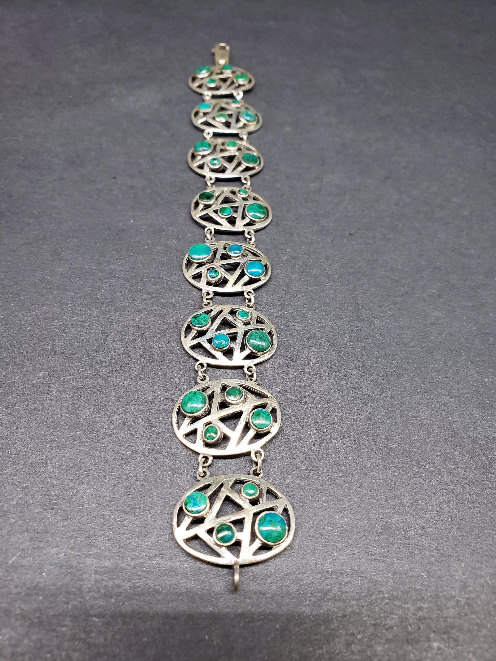 STERLING SILVER 925 BRACELET: Sterling Silver 925 Bracelet Piece is 7 1/4" x 1" All items Located in in Hollywood Florida Warehouse For Shipping Call today for quote they have item numbers and Pak Mail is available for all your cu