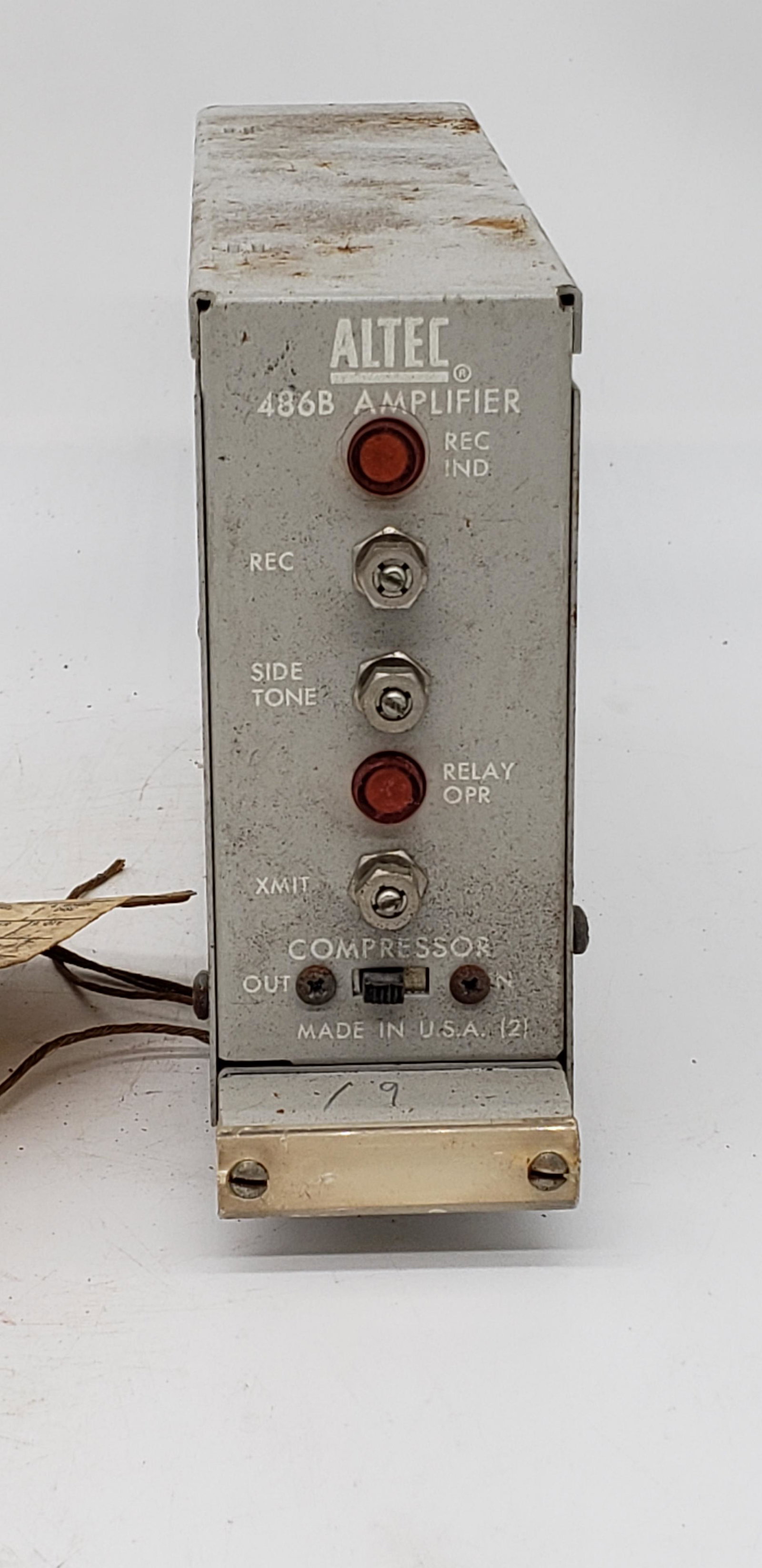 NASA APOLLO AMPLIFIER ALTEC CORP (1 of 6)