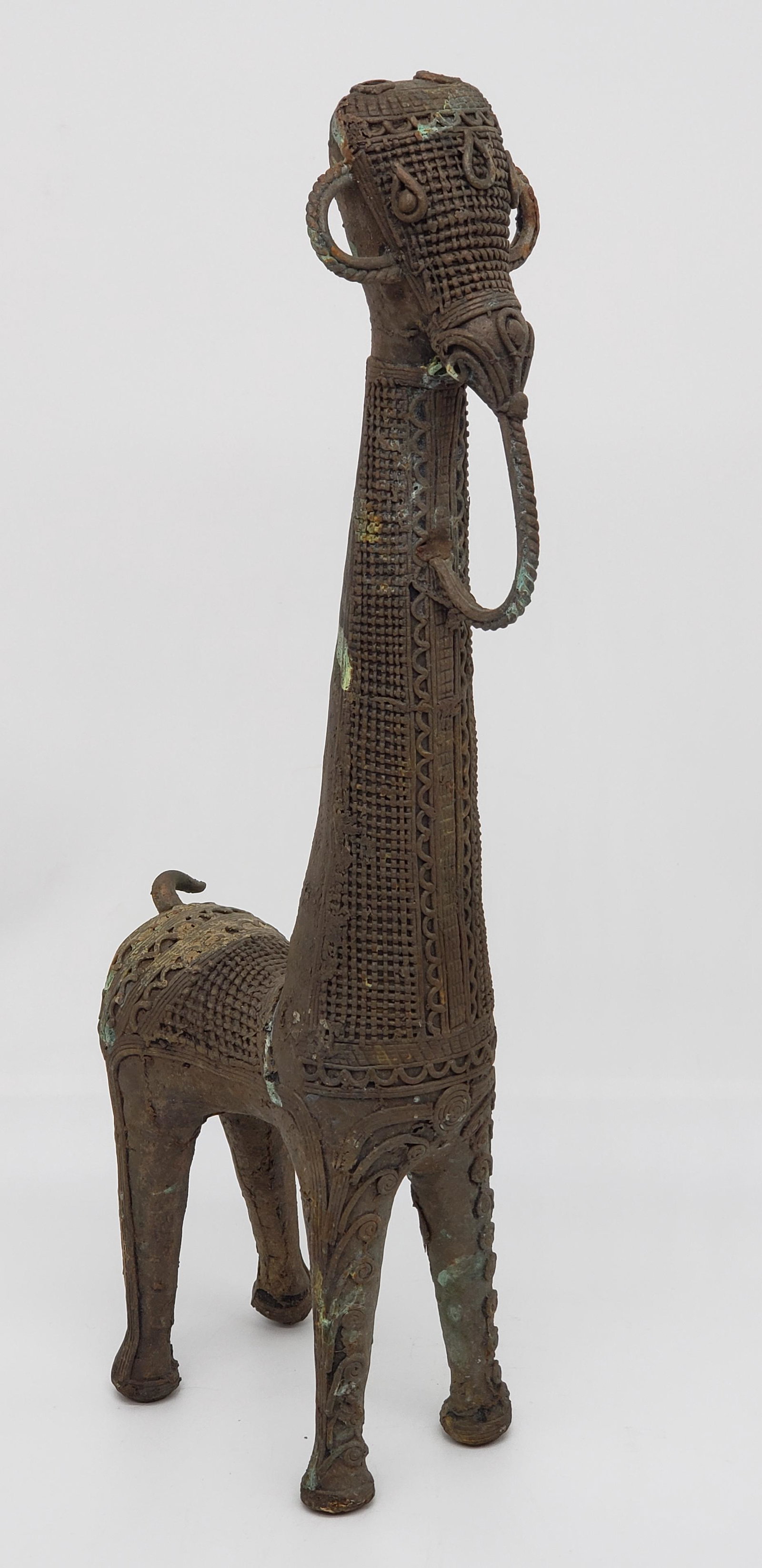 ANCIENT TIBETAN GIRAFFE: Ancient Tibetan Giraffe Piece is 14" x 5" x 2 3/4" All items Located in in Hollywood Florida Warehouse For Shipping Call today for quote they have item numbers and Pak Mail is available for all your c