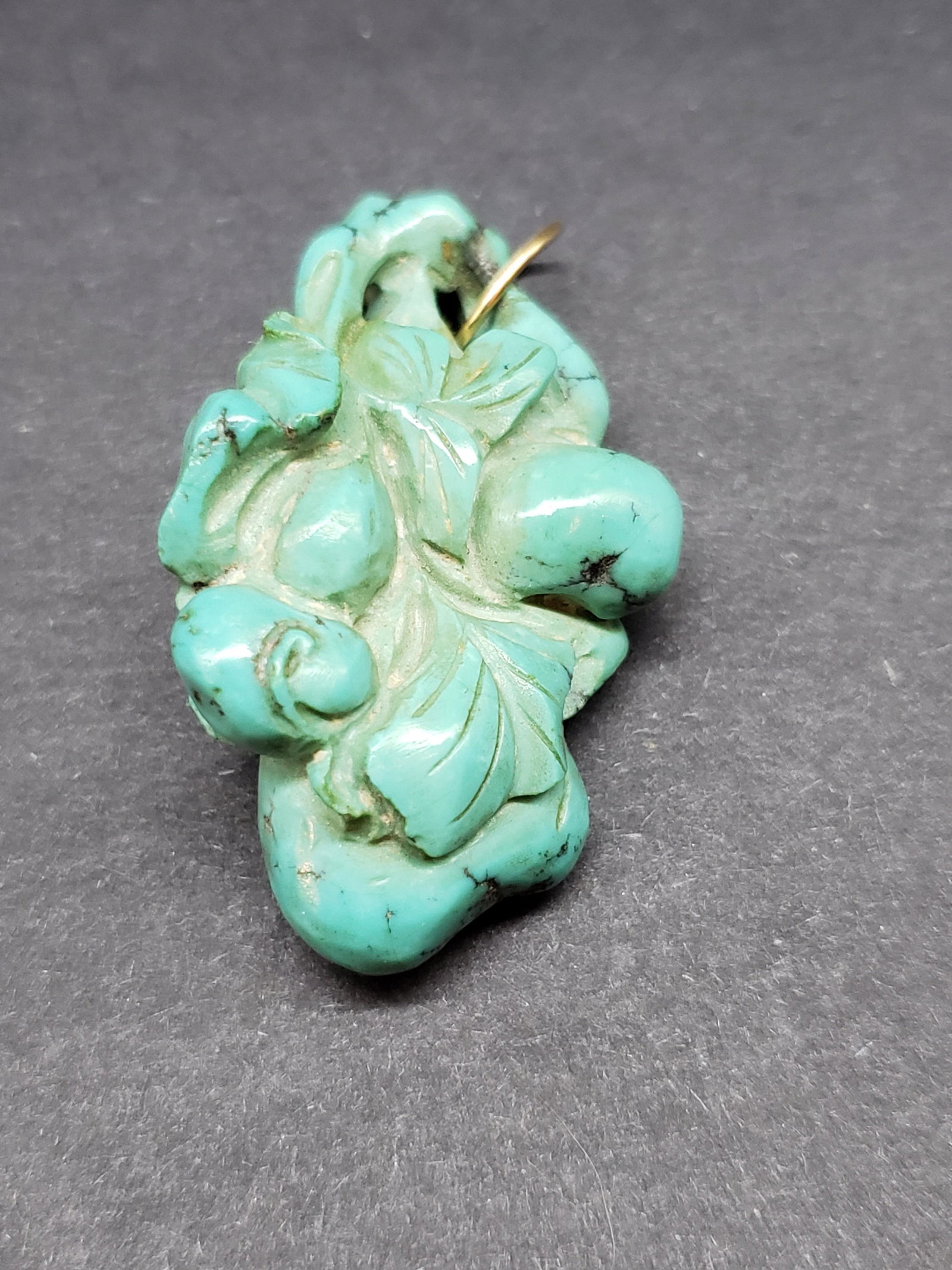 TURQUOISE PENDANT: Turquoise Pendant Piece is 2 3/4" x 1" All items Located in in Hollywood Florida Warehouse For Shipping Call today for quote they have item numbers and Pak Mail is available for all your custom packag