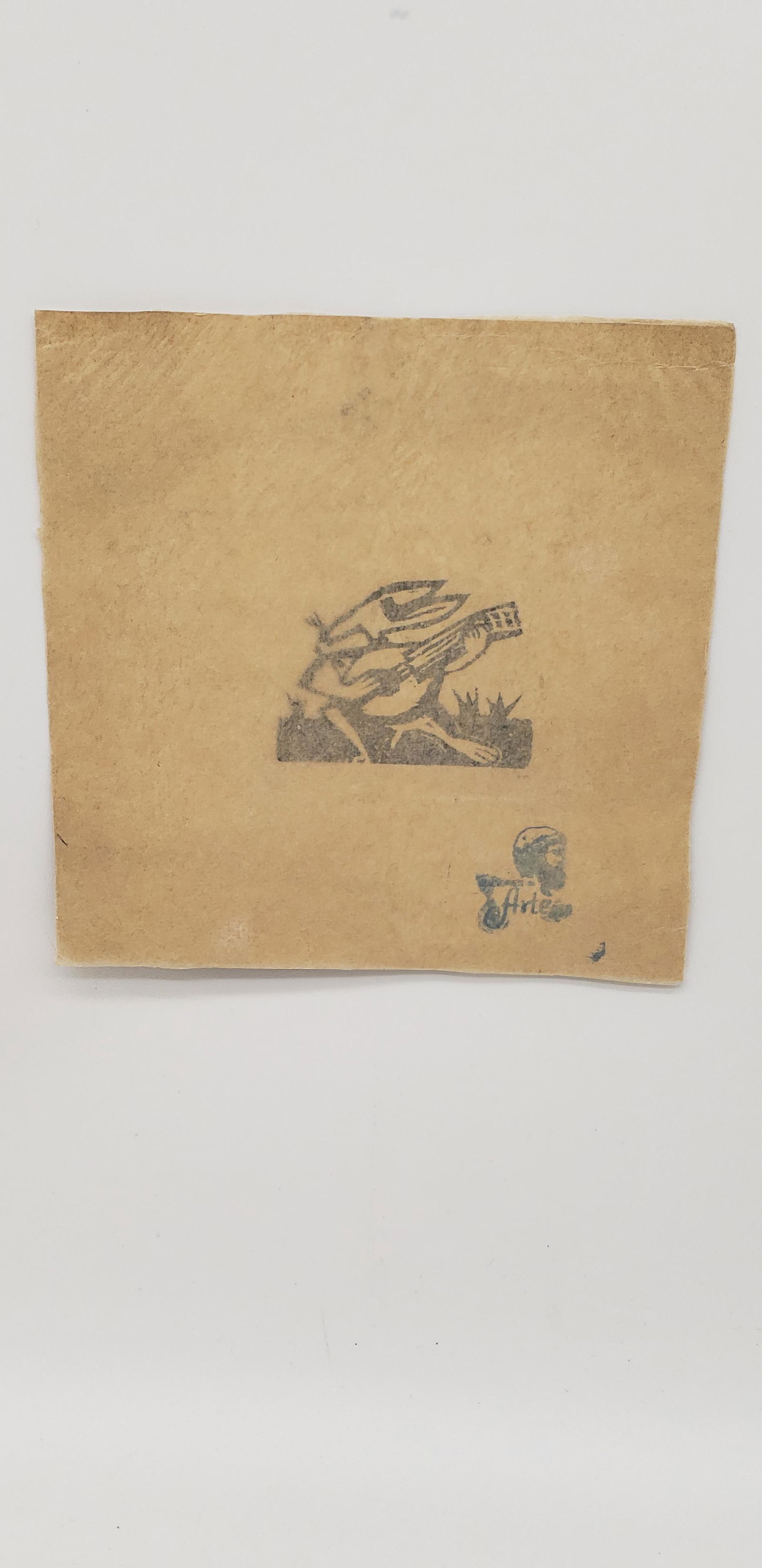 RUFINO TAMAYO WOODBLOCK PRINT WITH TRANSLUCENT VELLUM (1 of 5)